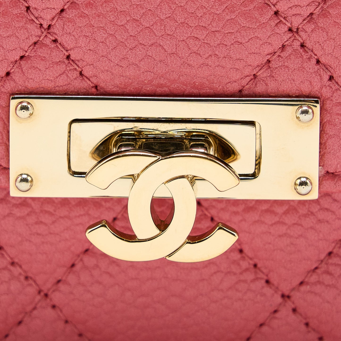 Chanel Flap Wallet Caviar Rose Pink L