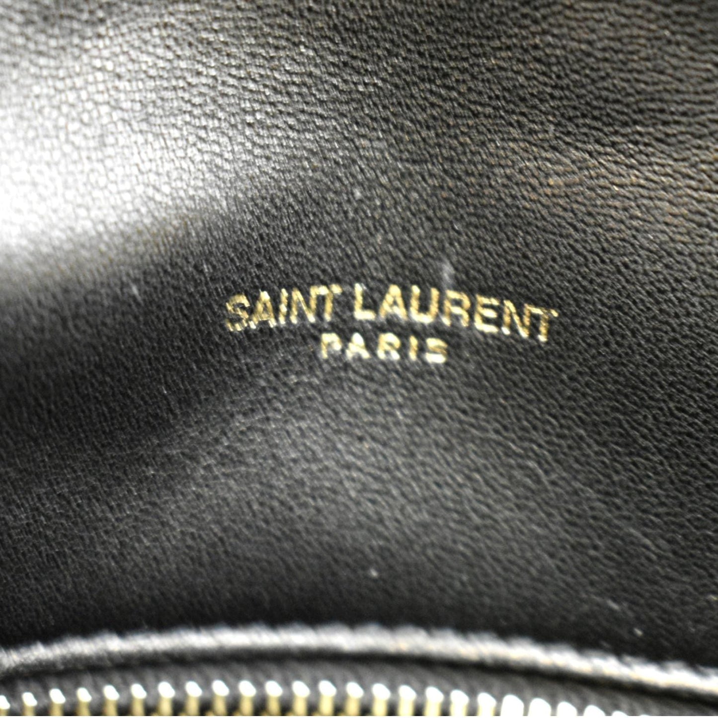 YVES SAINT LAURENT Toy Loulou Puffer Quilted Lambskin Leather Crossbody Bag Black