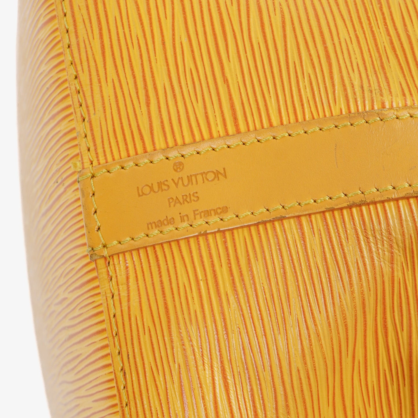 Louis Vuitton Petit Noe Yellow EPI Leather Shoulder Bag