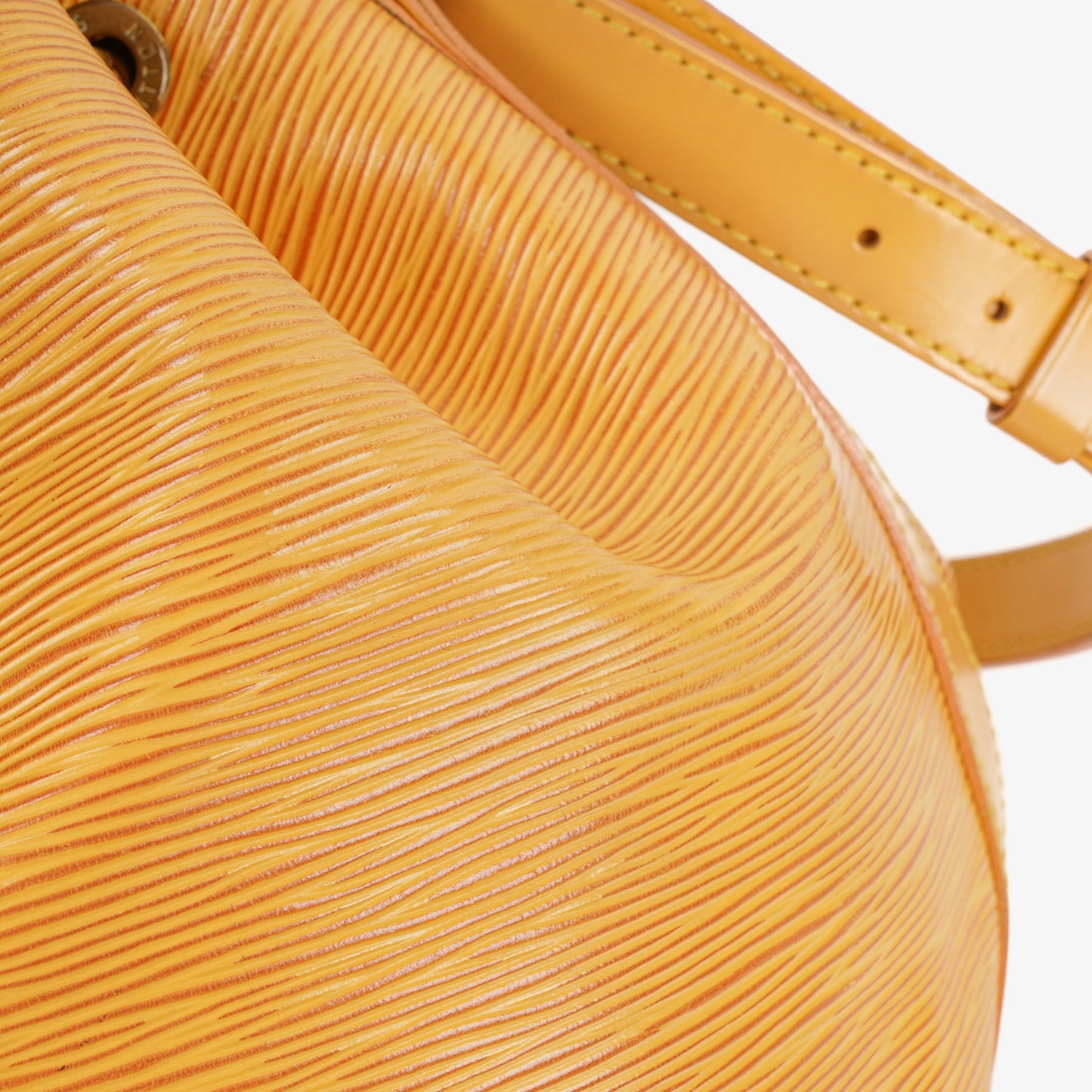 Louis Vuitton Petit Noe Yellow EPI Leather Shoulder Bag