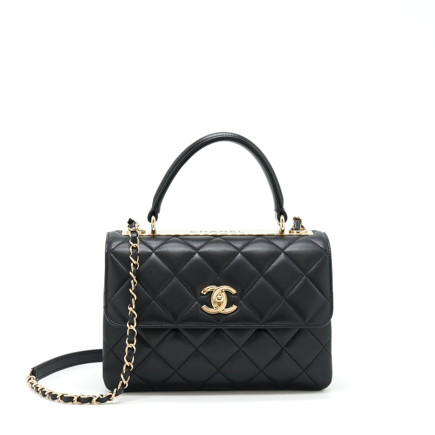 Chanel Trendy CC Flap Bag Lambskin Black L