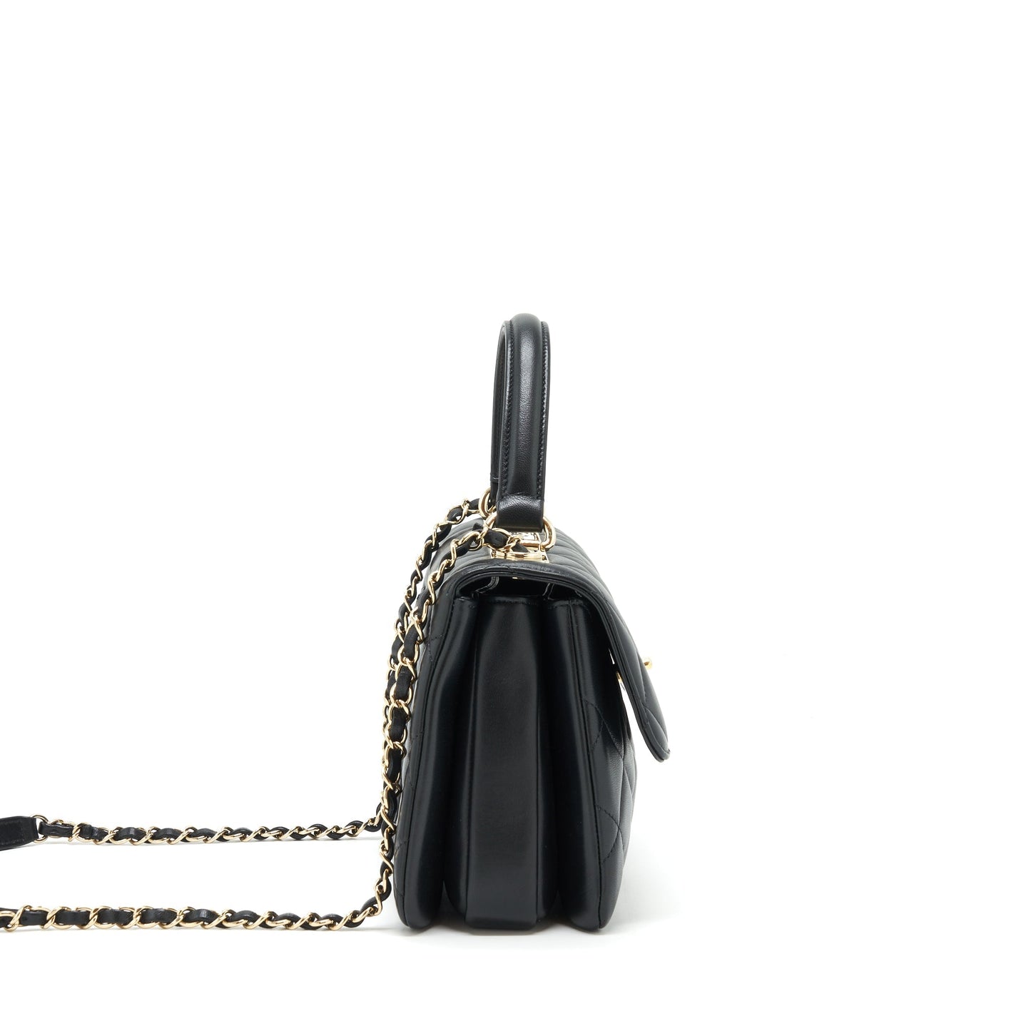 Chanel Trendy CC Flap Bag Lambskin Black L
