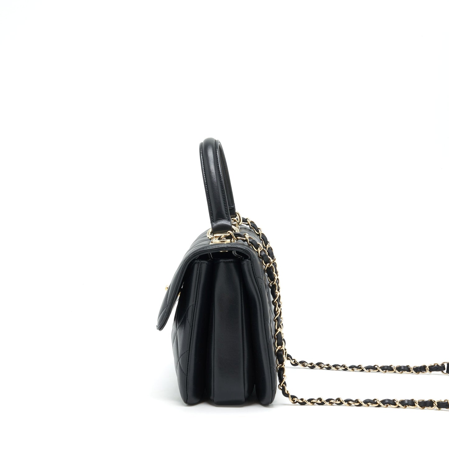 Chanel Trendy CC Flap Bag Lambskin Black L