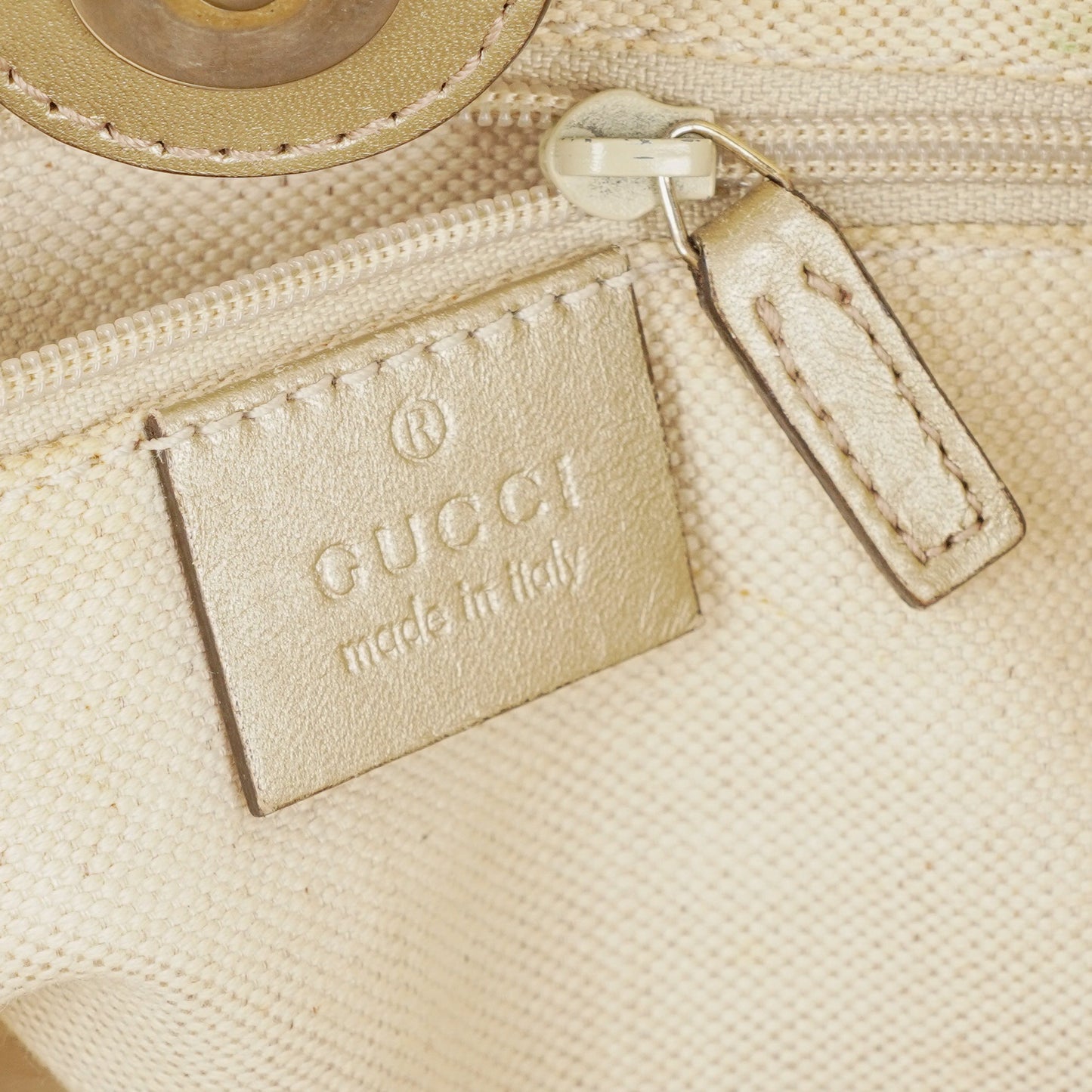 Gucci GG Canvas/Leather Sukey Medium Tote Bag