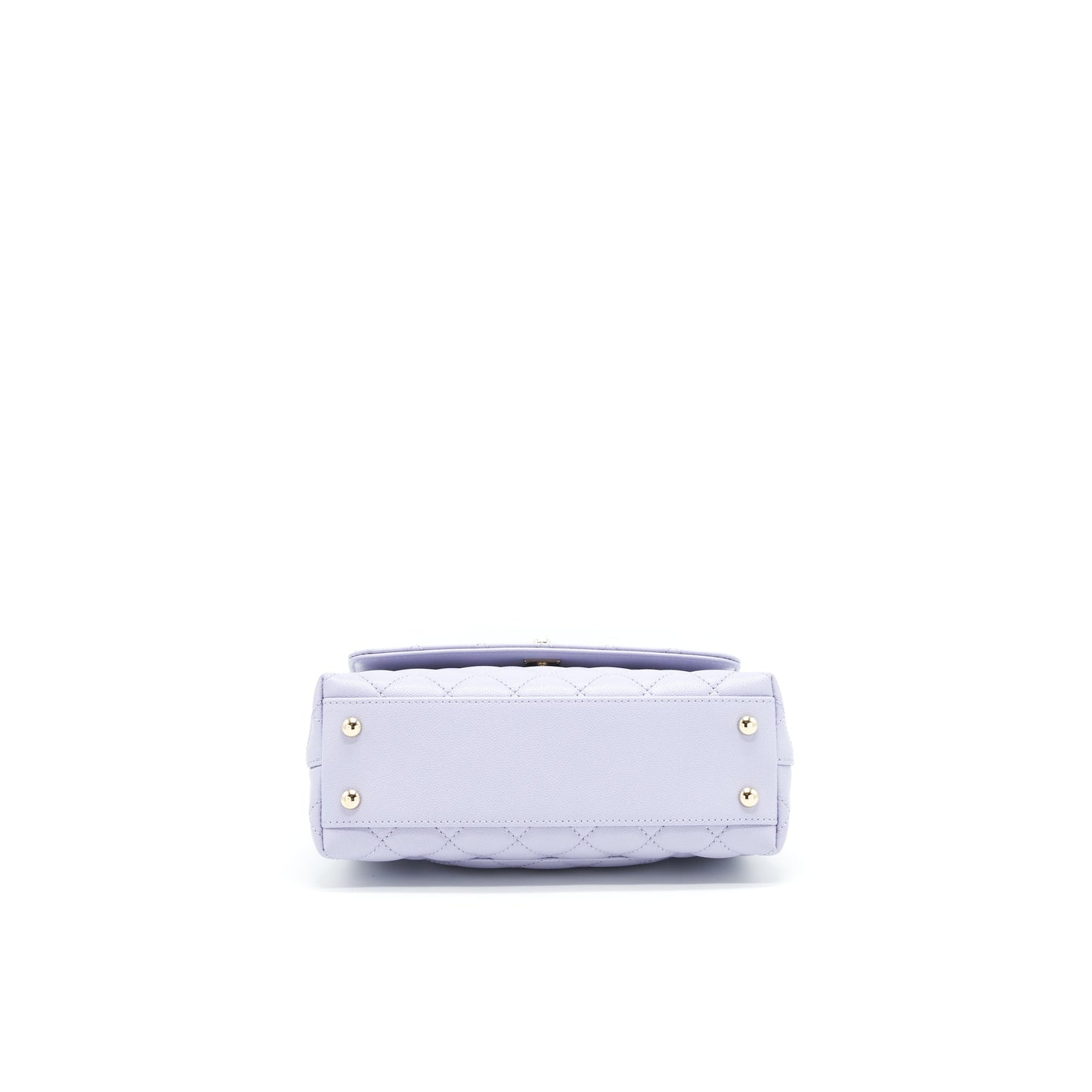 Chanel 21K lilac / Light Purple Coco Handle Small (old mini 24mm) L