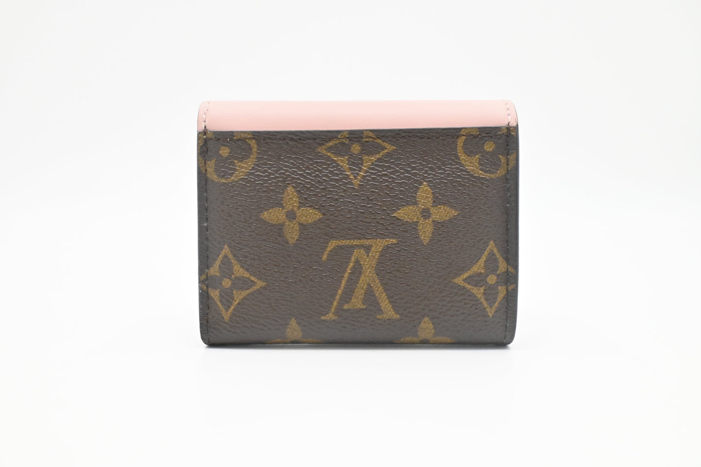 Louis Vuitton Zoe Wallet in Pink Leather and Monogram Canvas