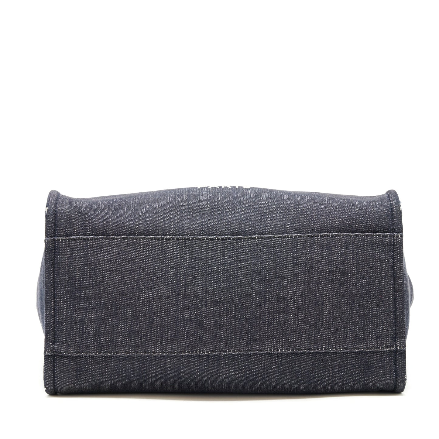 Chanel Large deauville Tote bag Denim Navy