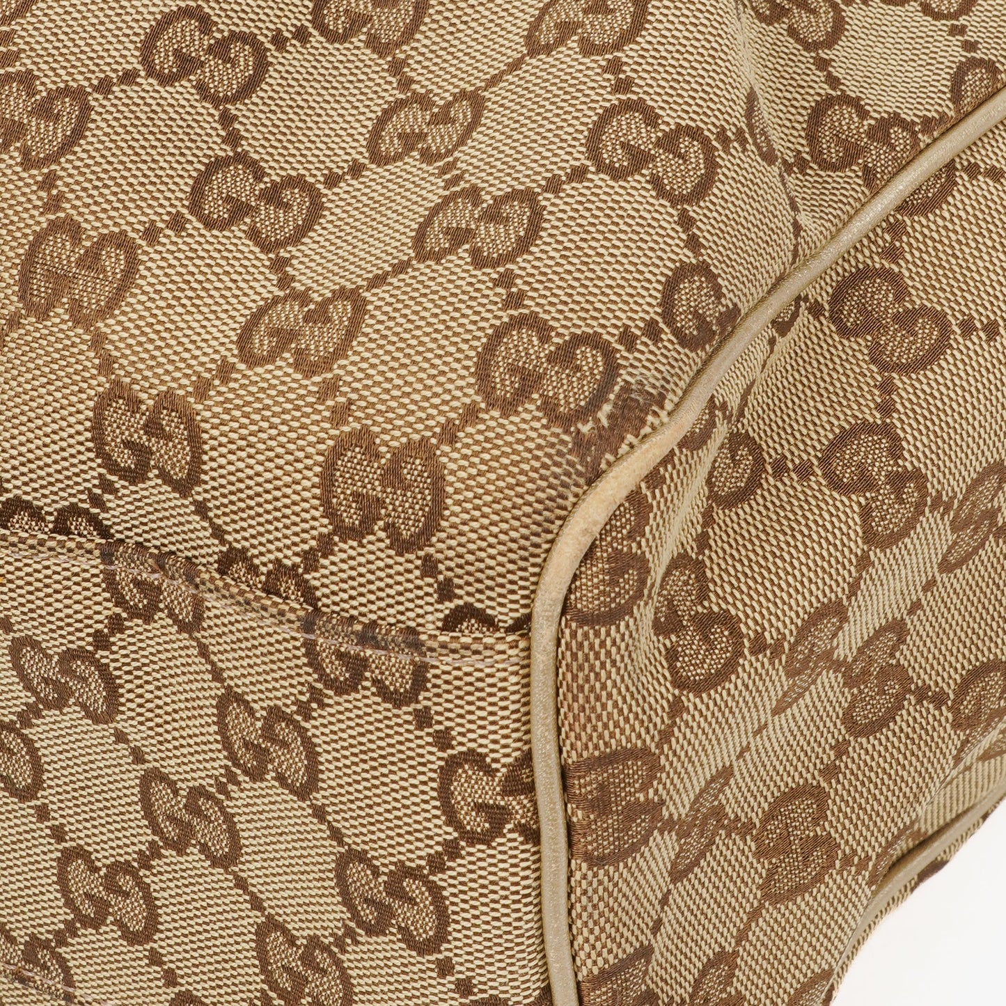 Gucci GG Canvas/Leather Sukey Medium Tote Bag