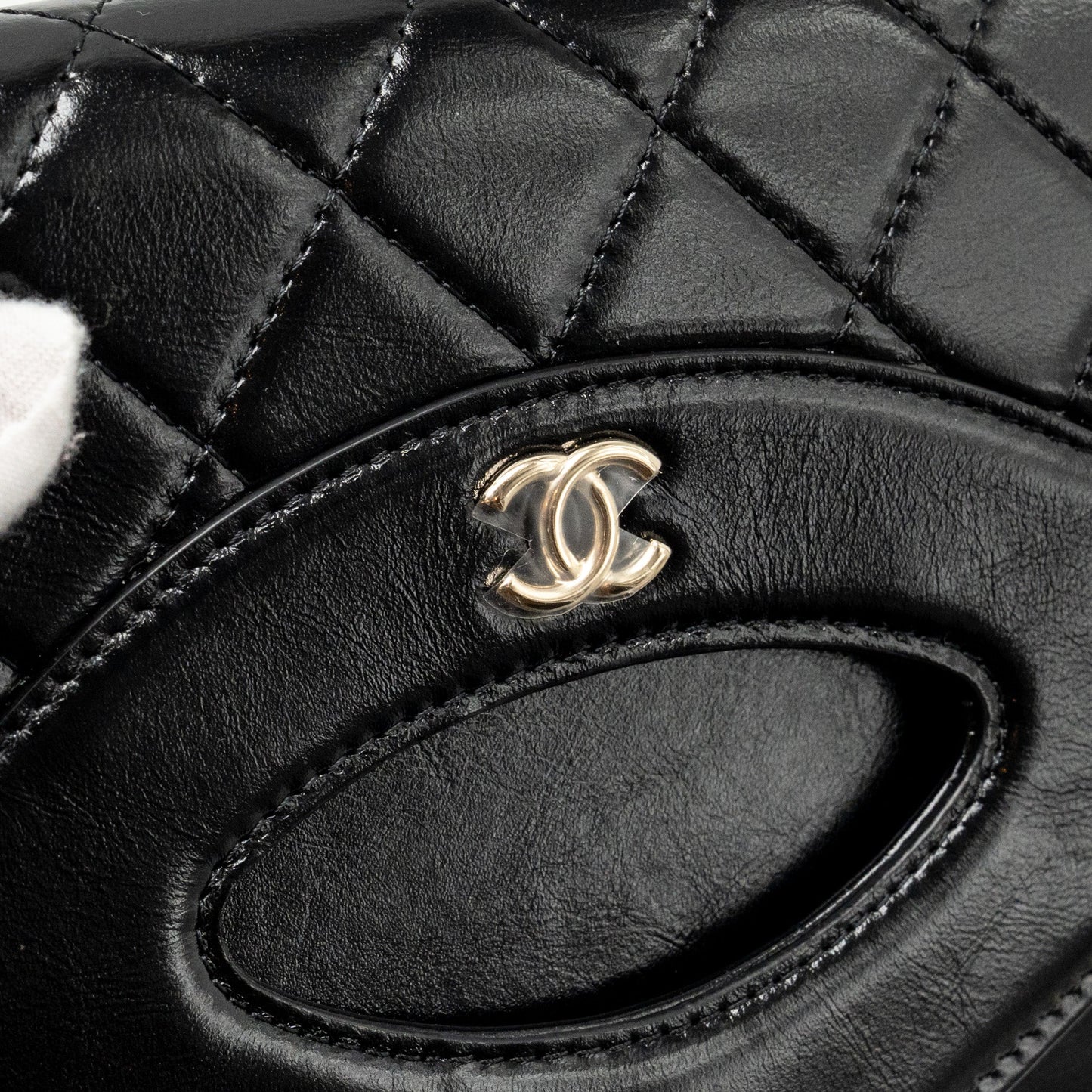 Chanel 24c 31 Wallet On Chain Shiny Calfskin Black L (Microchip)