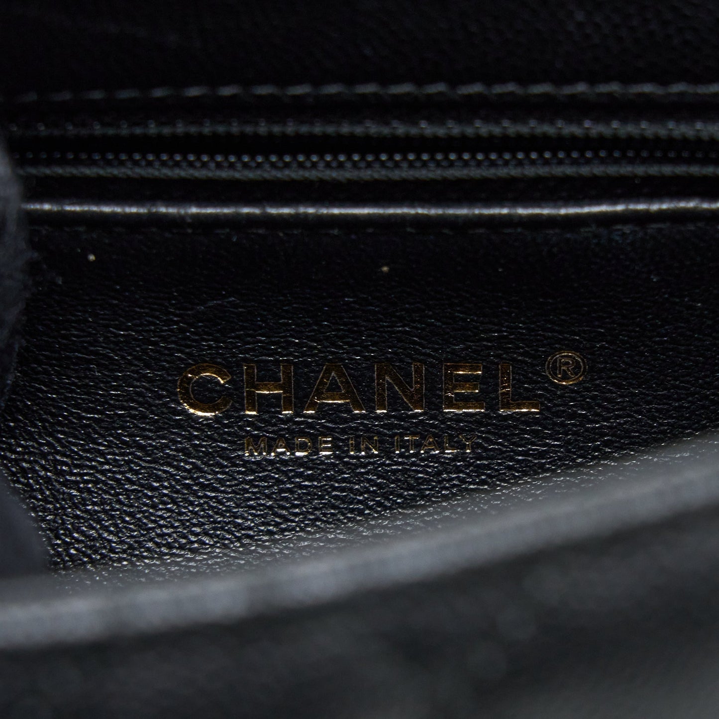 Chanel Small Coco Handle Caviar With Lizard Handle Black