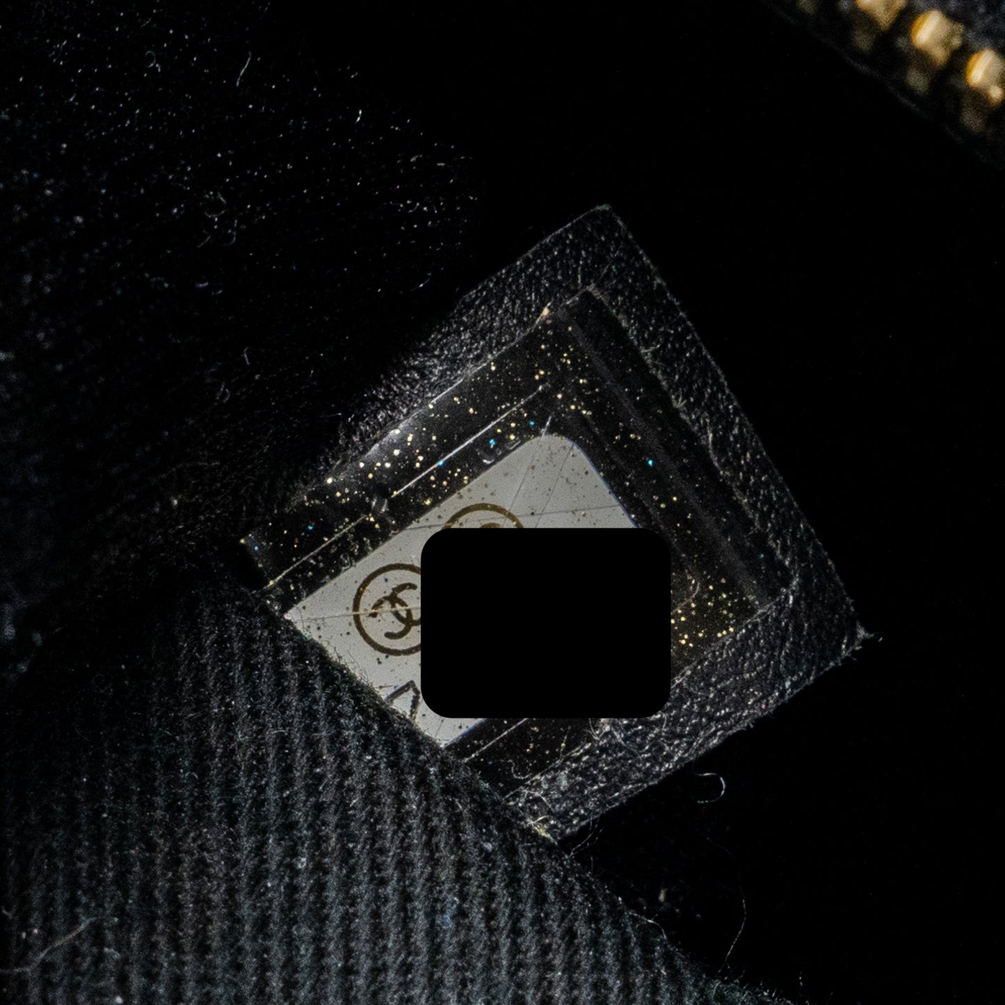 Chanel Chains Tote Bag Caviar Black Brushed