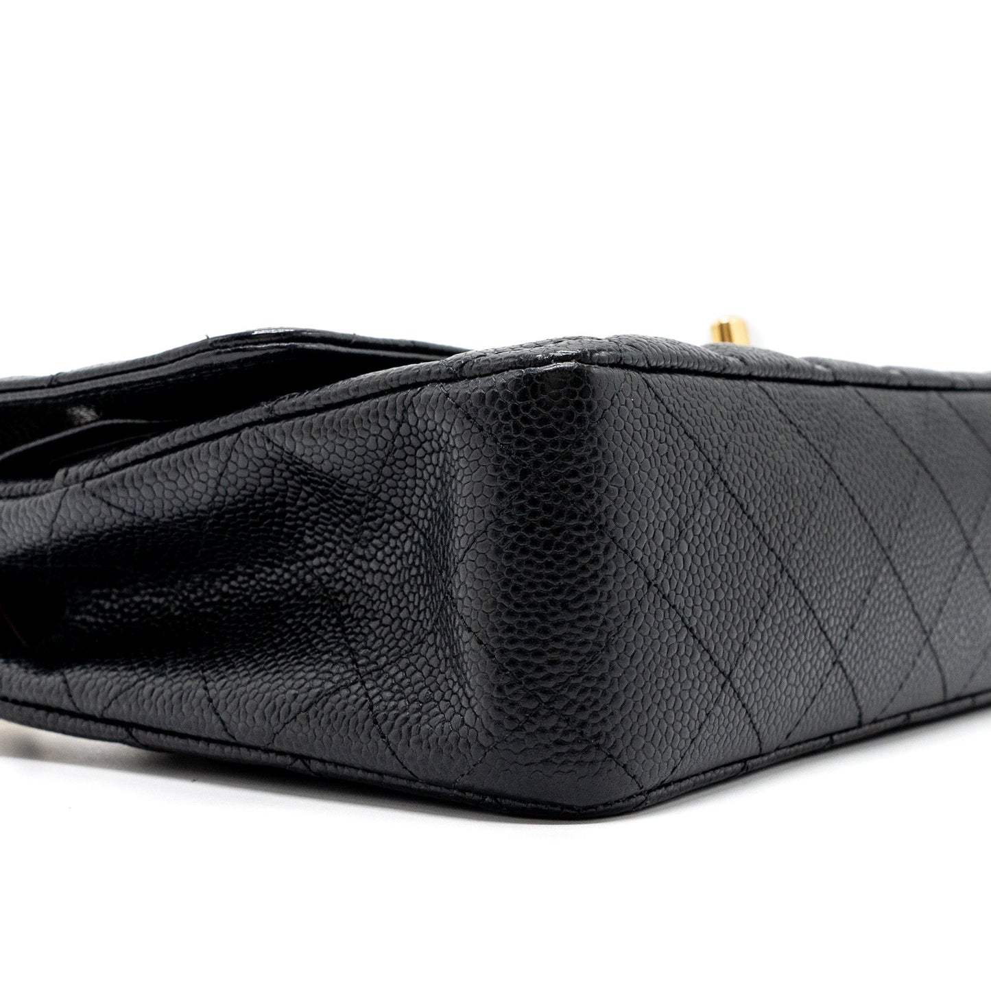 Chanel medium classic double flap bag caviar