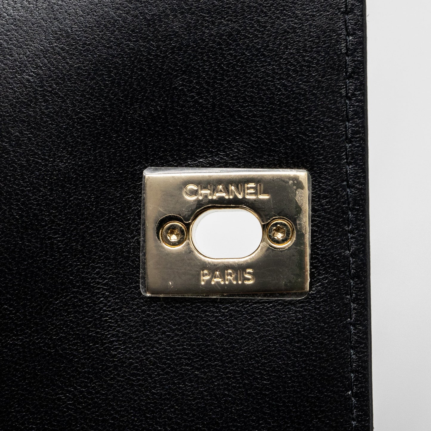 Chanel Mini Trendy CC Wallet on Chain Lambskin Black L