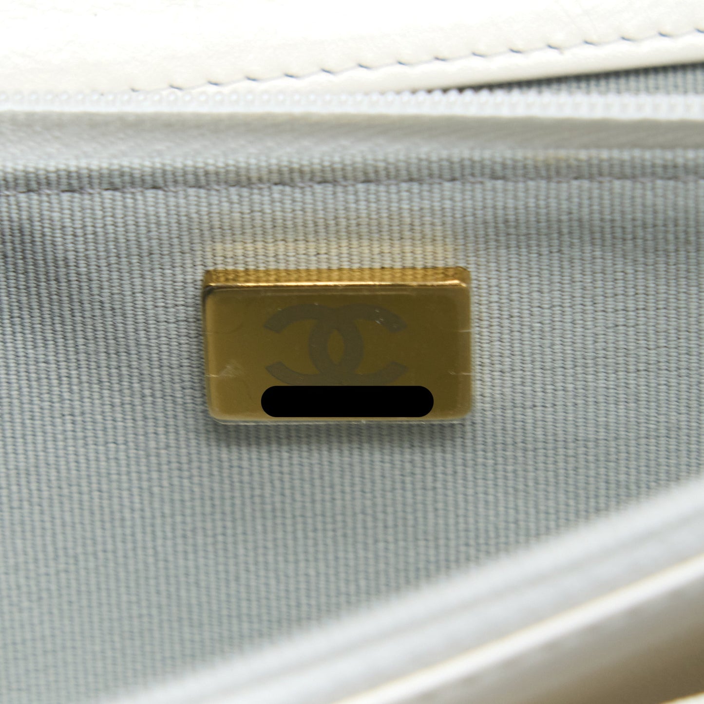 Chanel 23P Top Handle Wallet on Chain Calfskin White/Multicolour Brushed  (Microchip)
