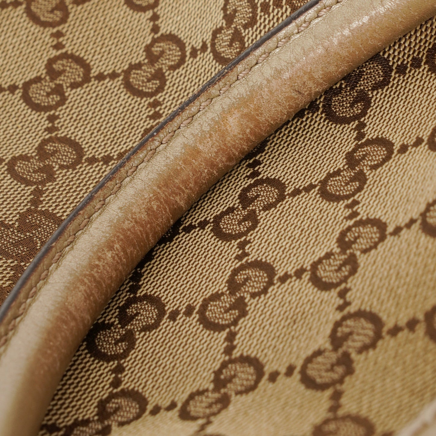 Gucci GG Canvas/Leather Sukey Medium Tote Bag