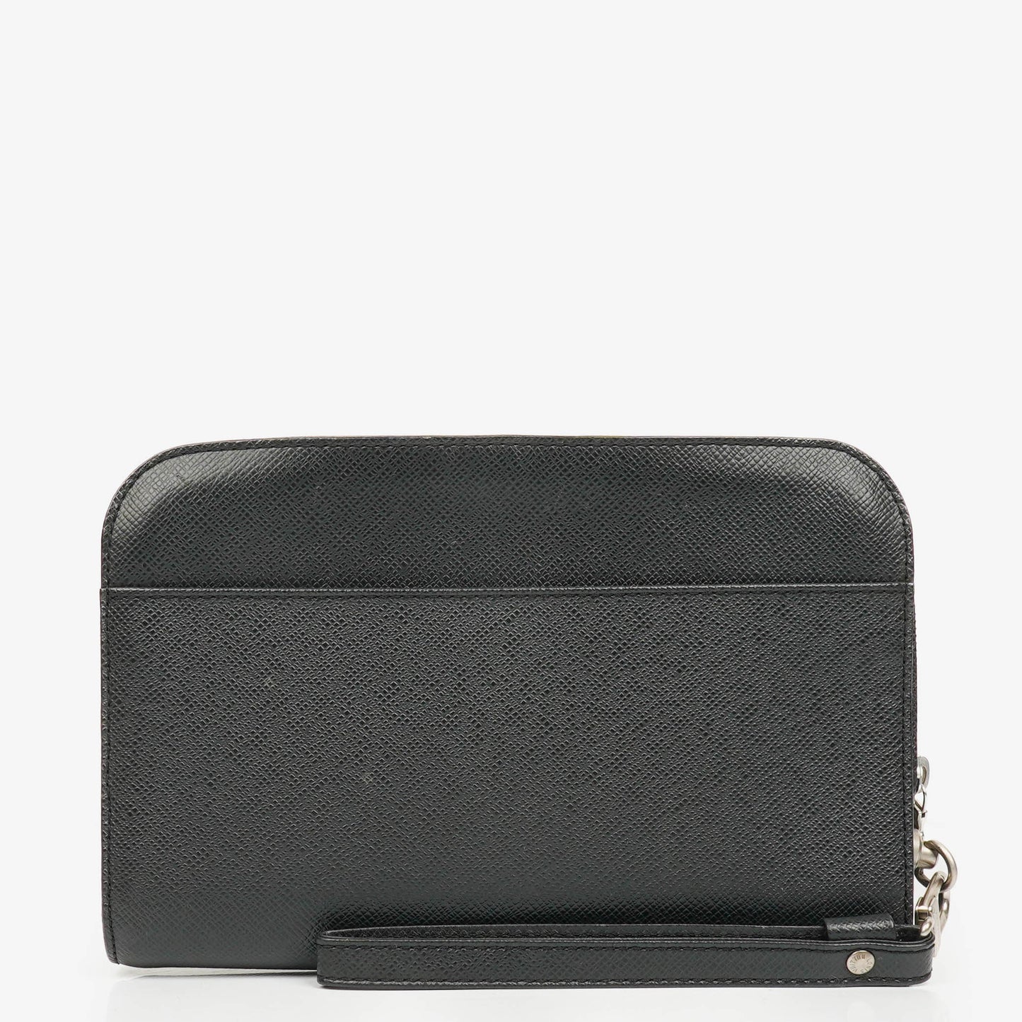 Louis Vuitton Taiga Baikal Grey Clutch Bag