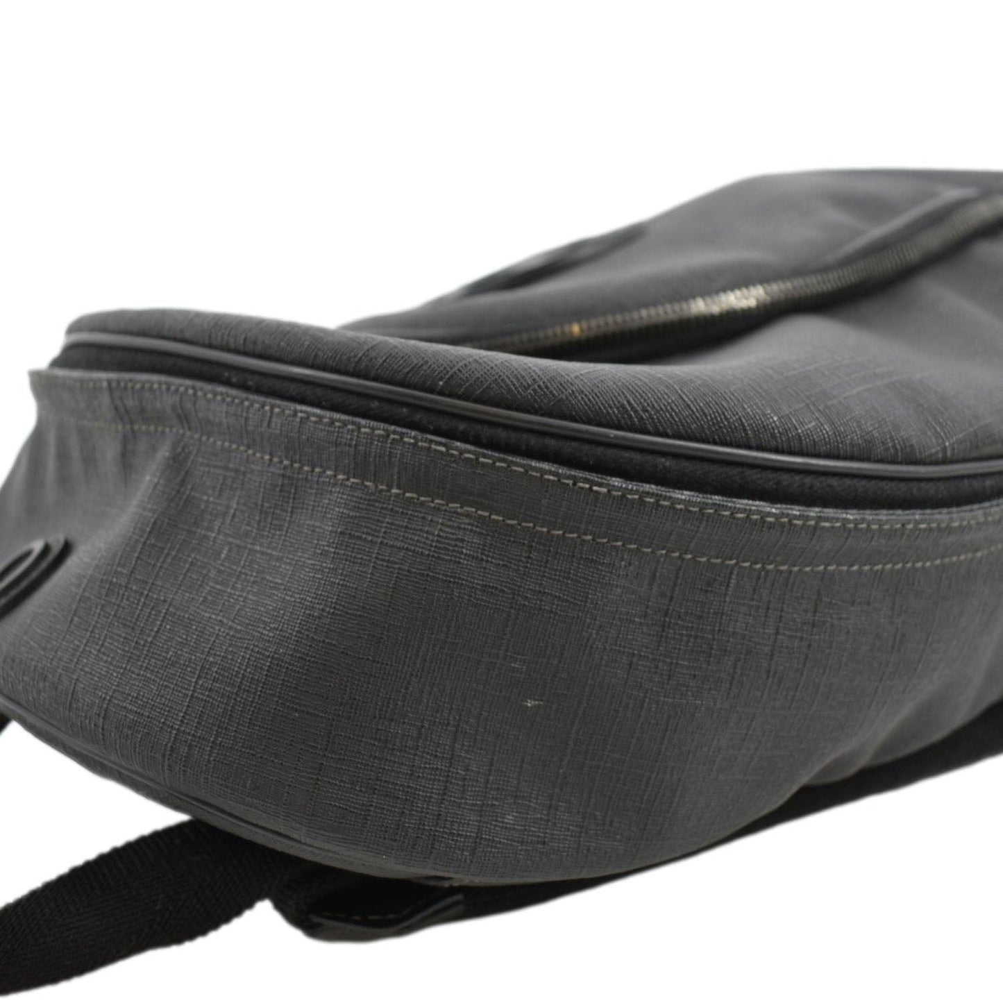 GUCCI Interlocking G Coated Canvas Backpack Black 223705