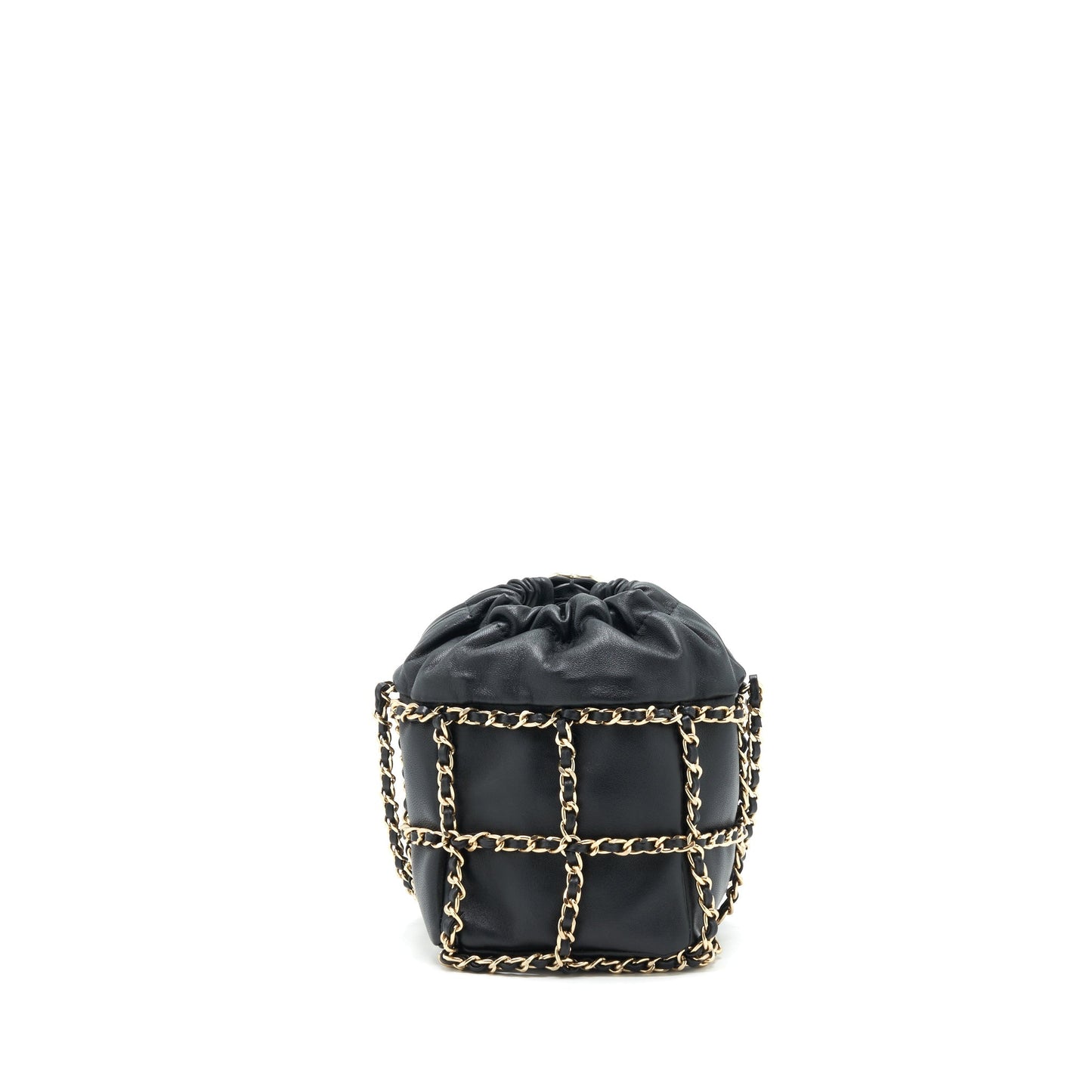 Chanel 21C Bucket Chains Lambskin Black L