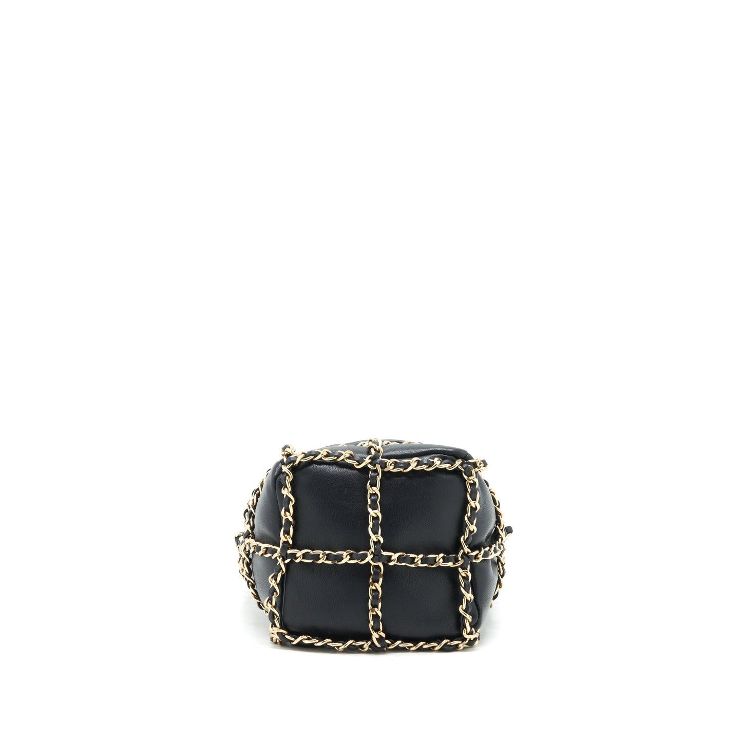 Chanel 21C Bucket Chains Lambskin Black L