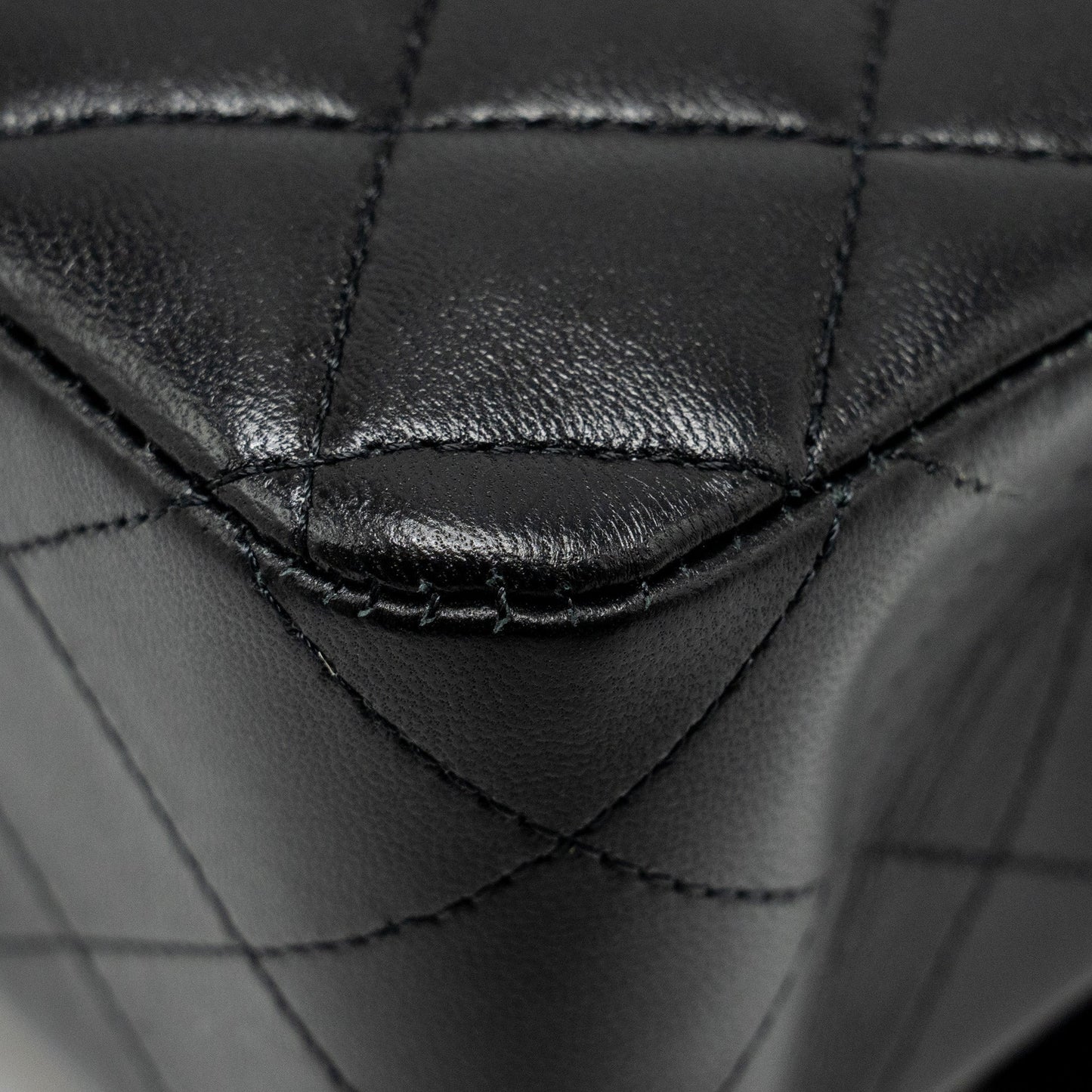 Chanel Medium Classic Double Flap Bag Lambskin Black