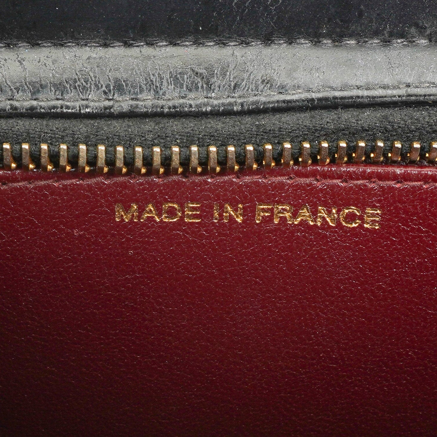 Chanel CC Black Patent Leather Wristlet Bag 24K Gold Hardware