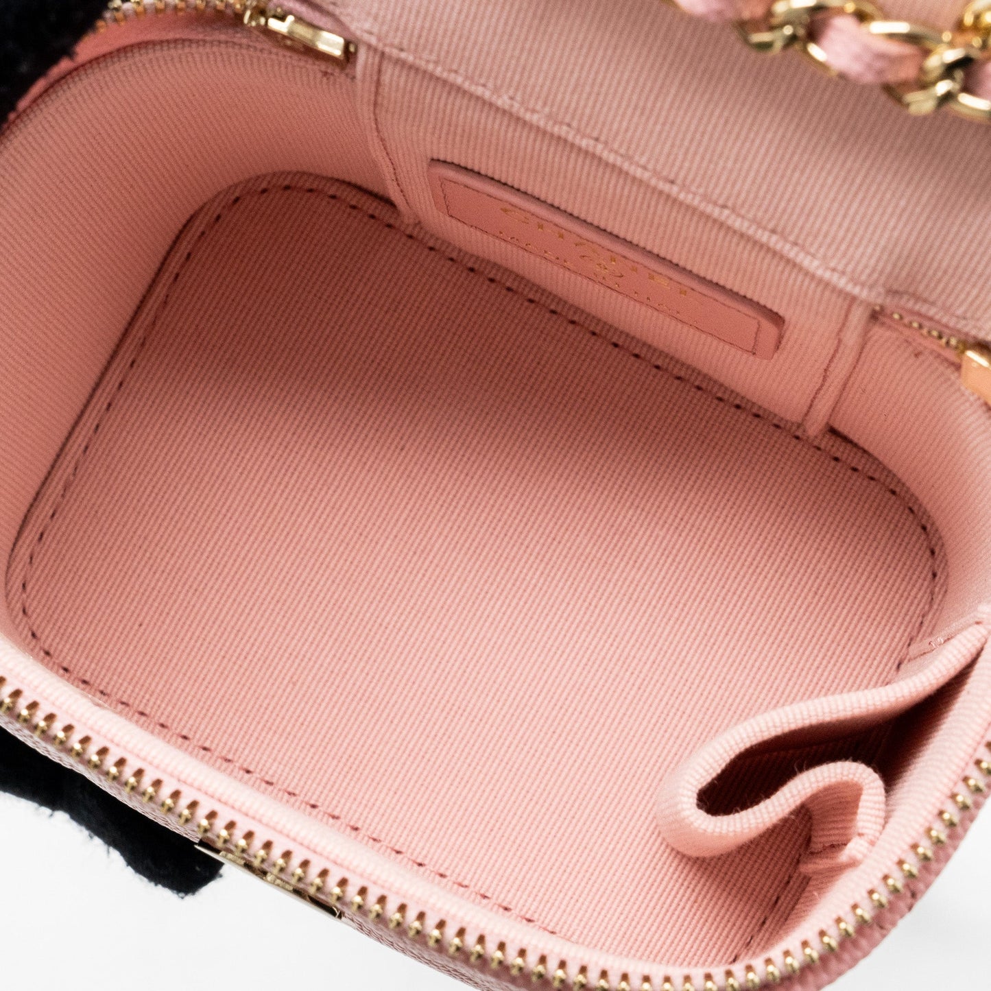 Chanel Mini Vanity Case Caviar Pink L