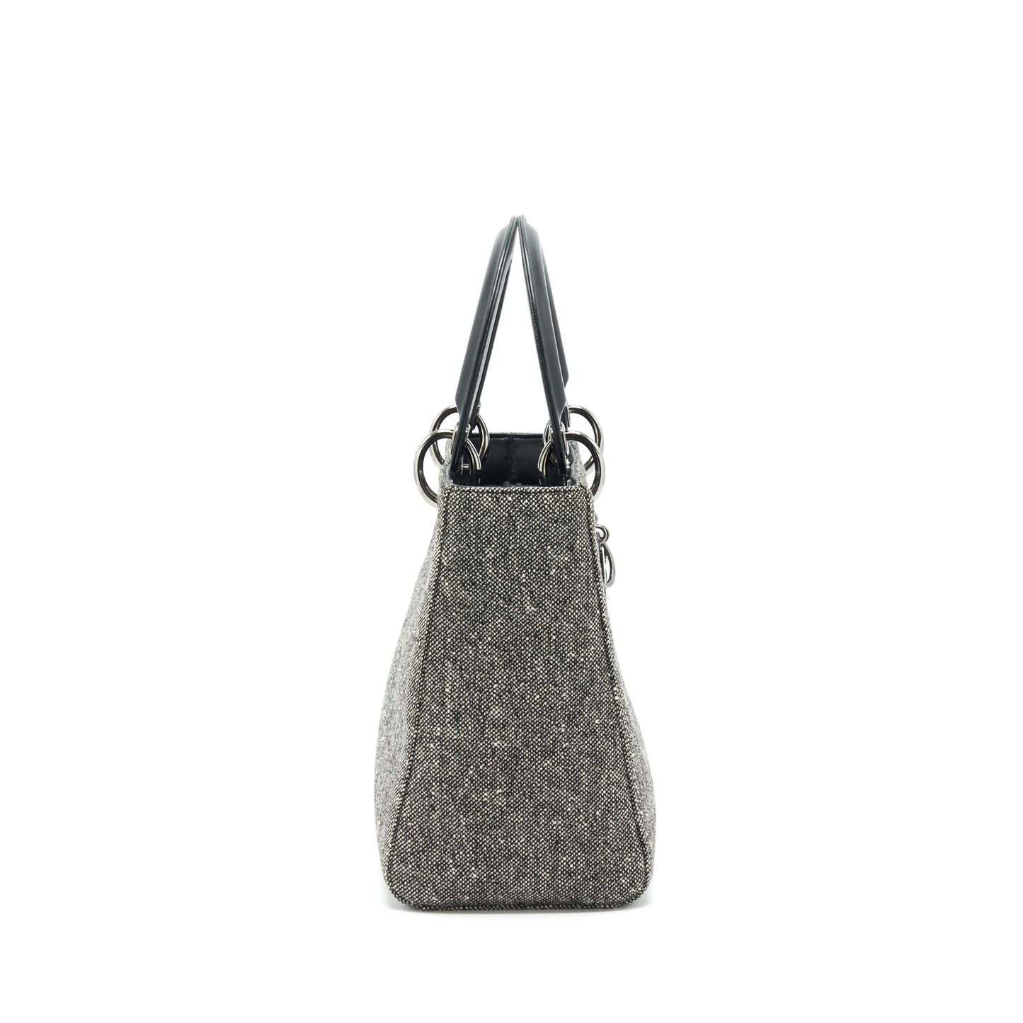 Dior Lady Dior Medium Fabric Dark Grey