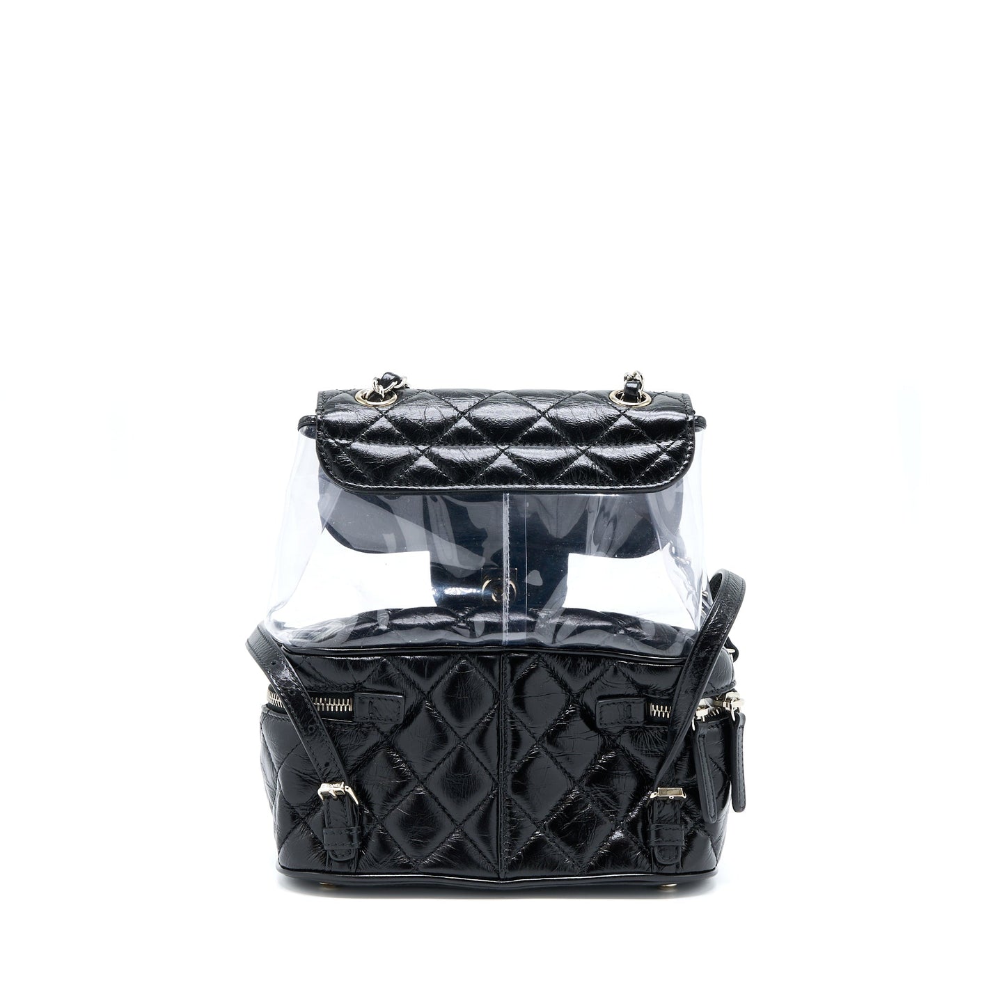 Chanel PVC Aquarium Backpack Black PVC/Aged Calfskin