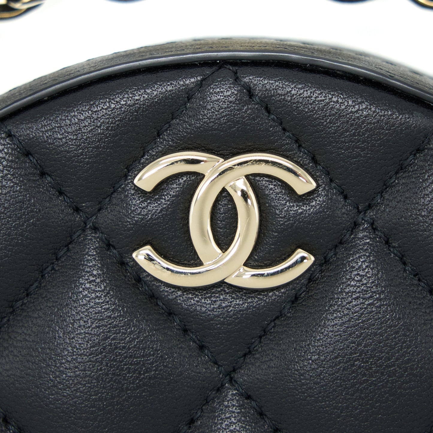 Chanel Evening Clutch with Chain Lambskin Black L