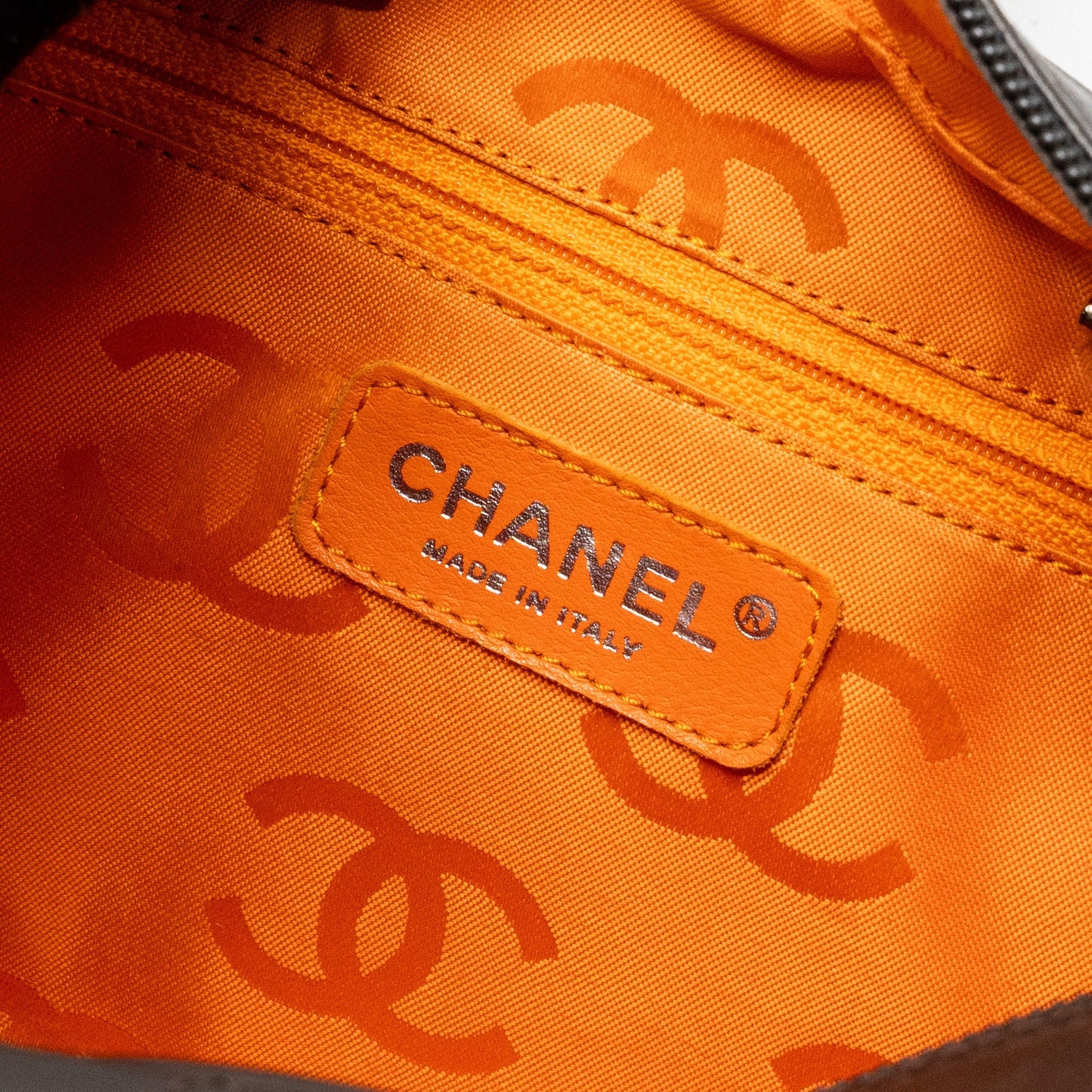Chanel  Cambo Reporter Bag Calfskin Dark Brown