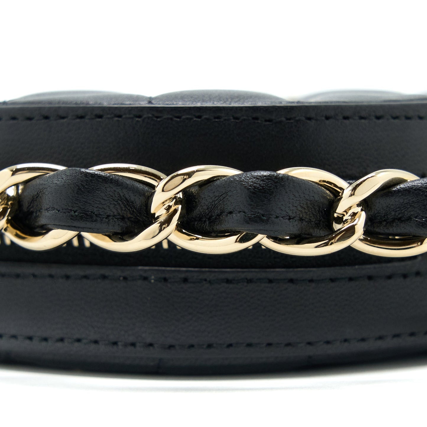 Chanel Evening Clutch with Chain Lambskin Black L