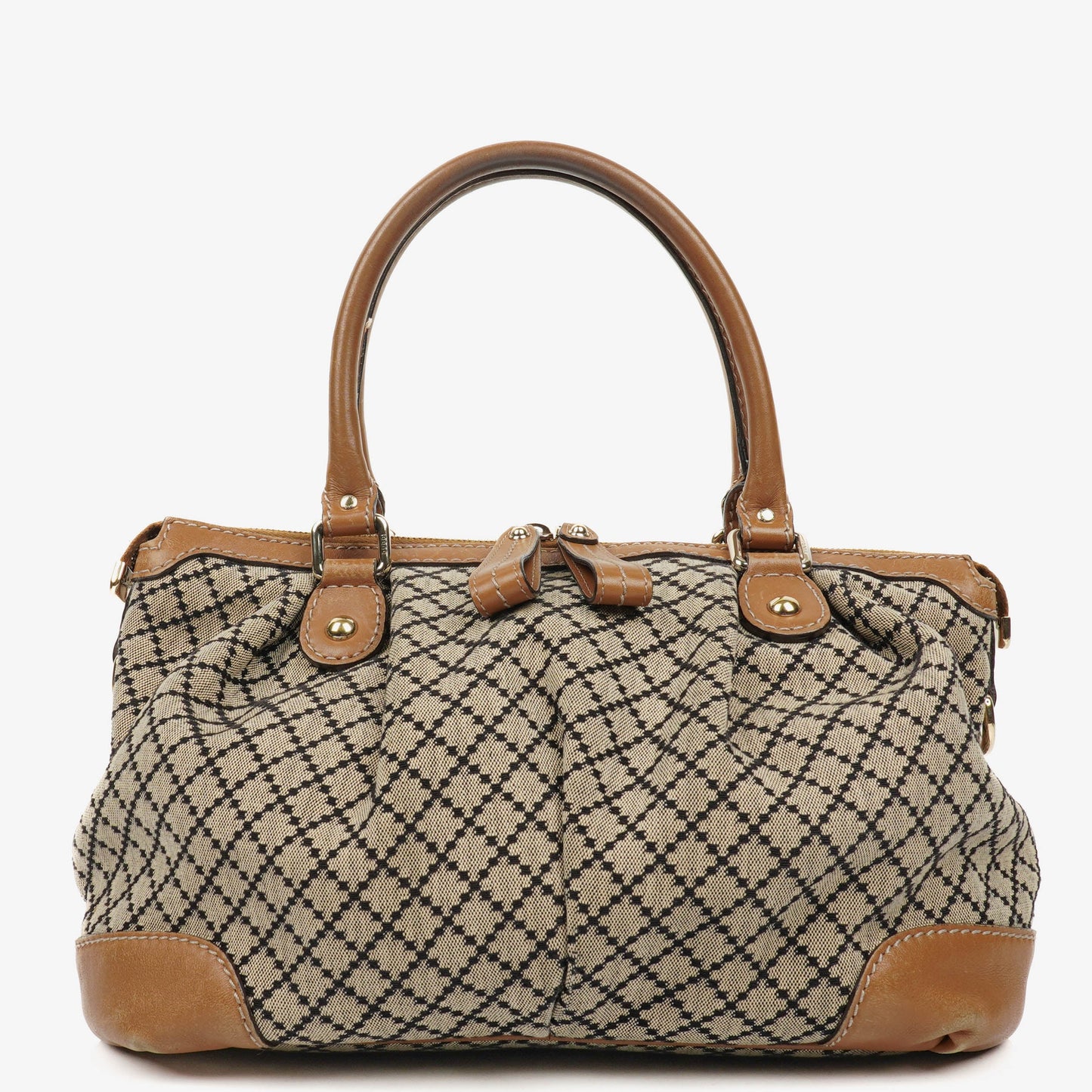 Gucci Diamante Canvas Sukey Shoulder Hobo Bag
