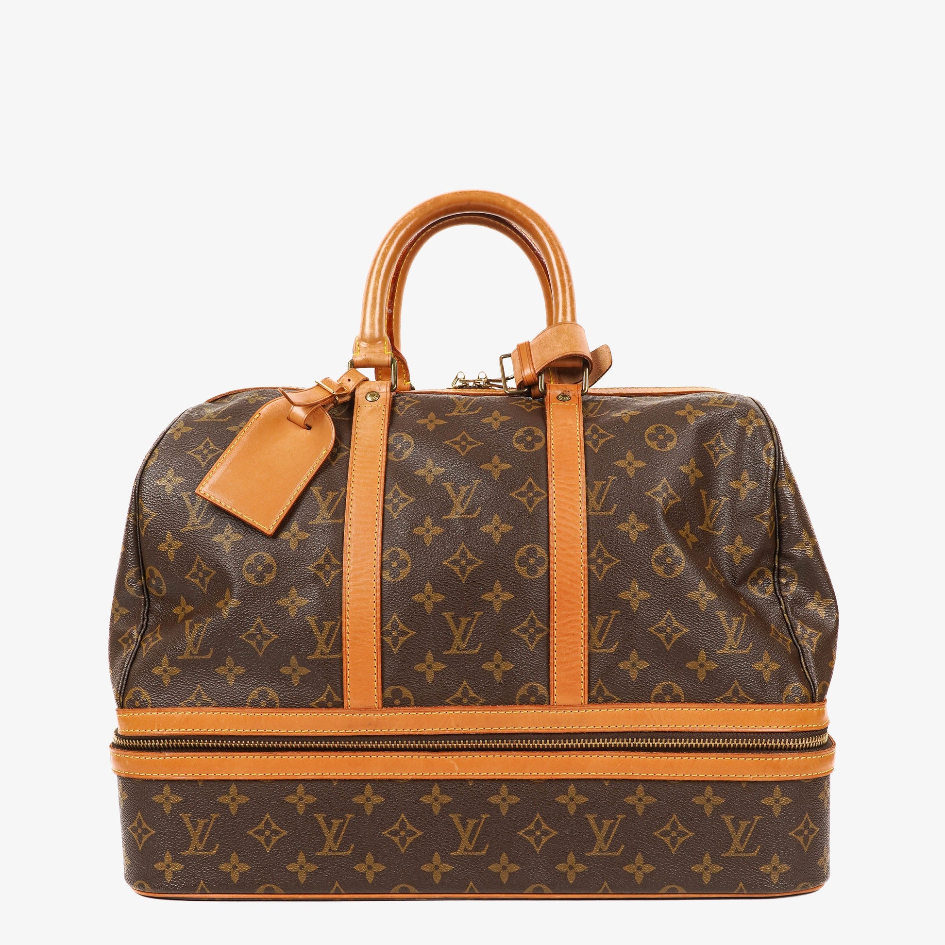Louis Vuitton Sac Sport Monogram Canvas Boston Travel Bag
