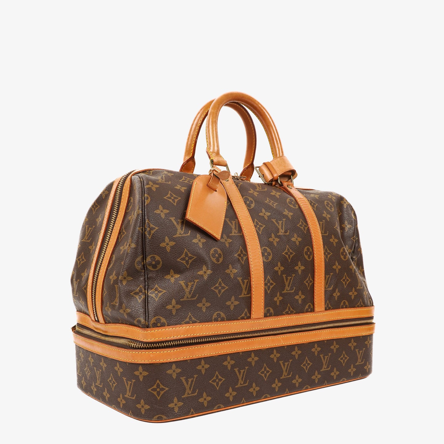 Louis Vuitton Sac Sport Monogram Canvas Boston Travel Bag