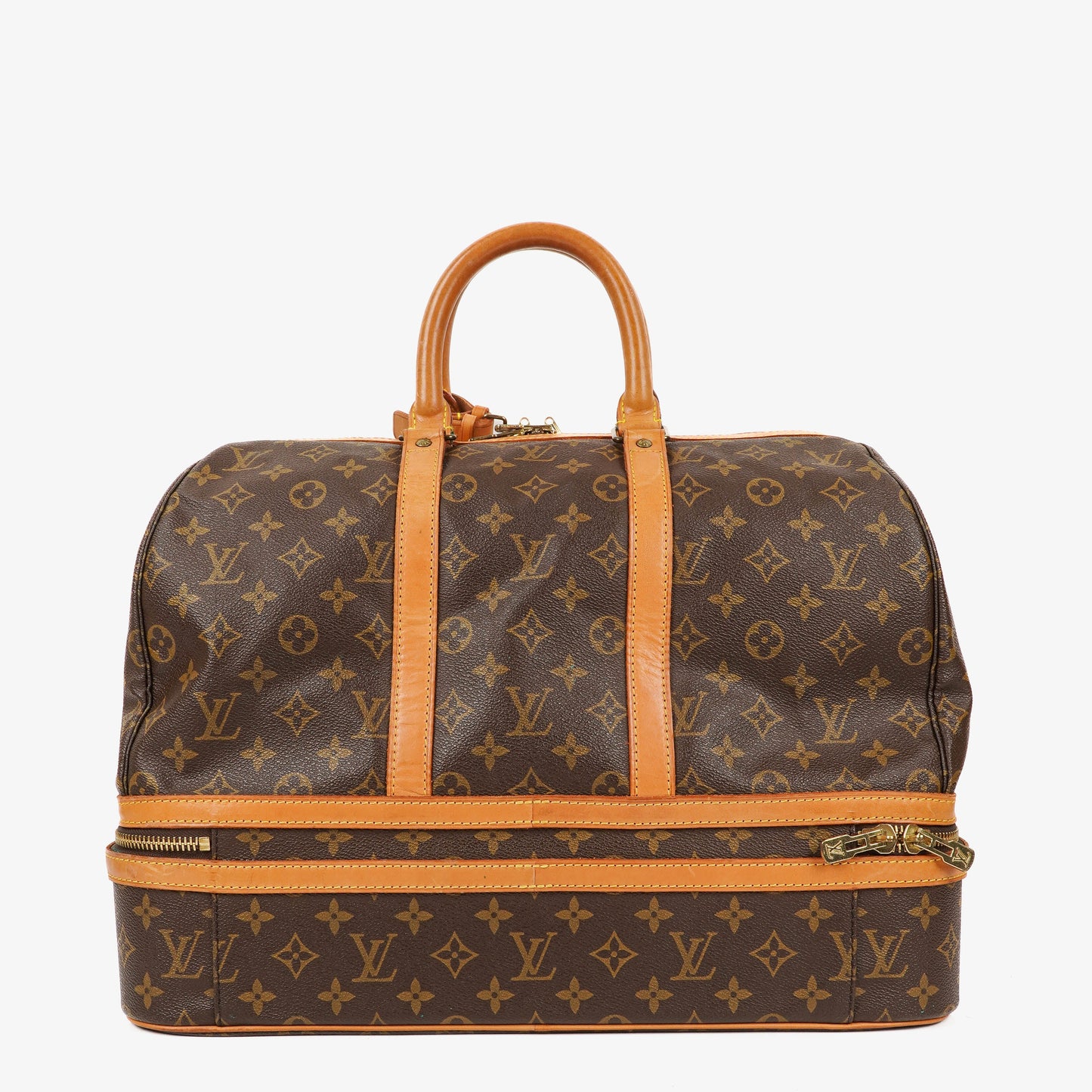 Louis Vuitton Sac Sport Monogram Canvas Boston Travel Bag