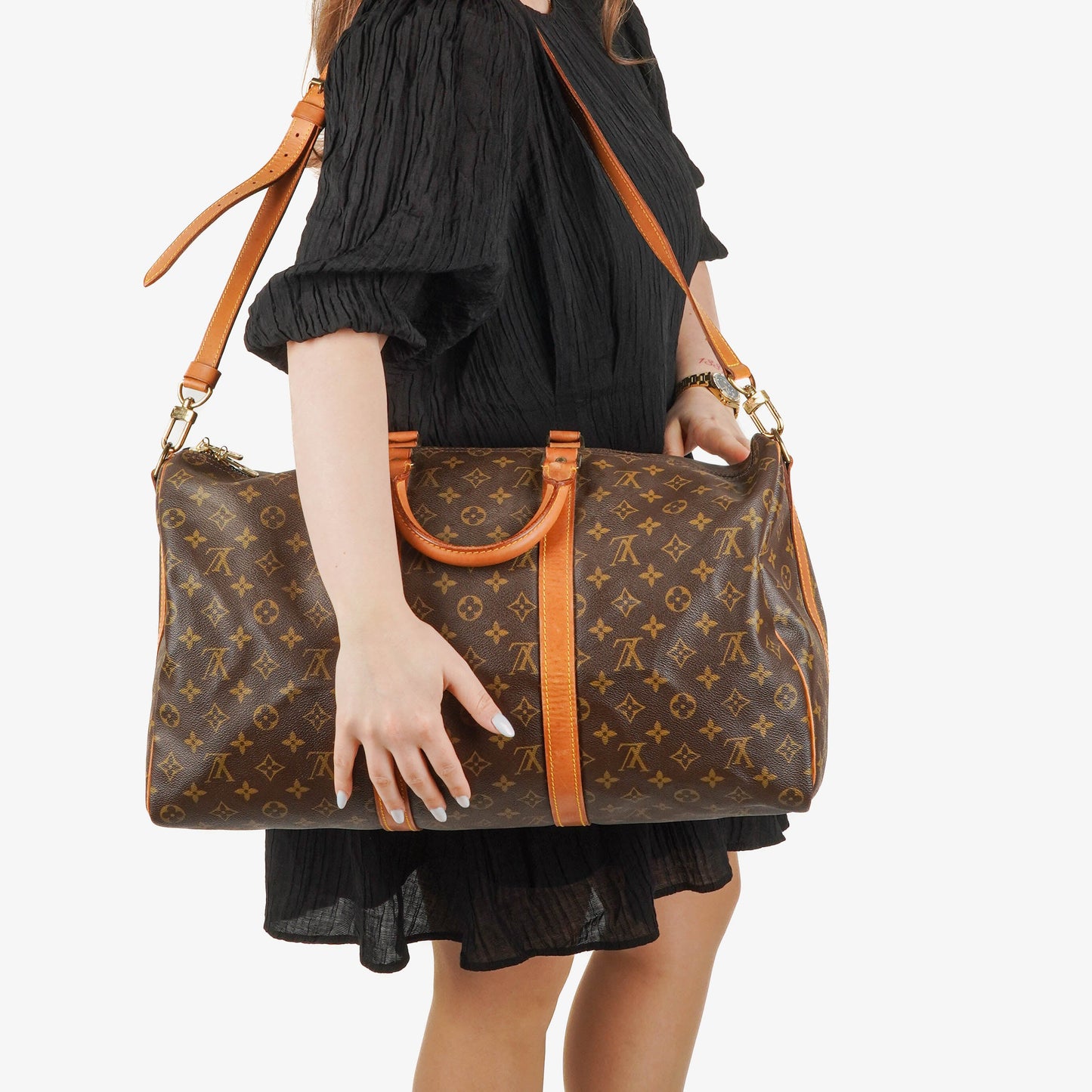 Louis Vuitton Keepall 50 Monogram Canvas Travel Bag