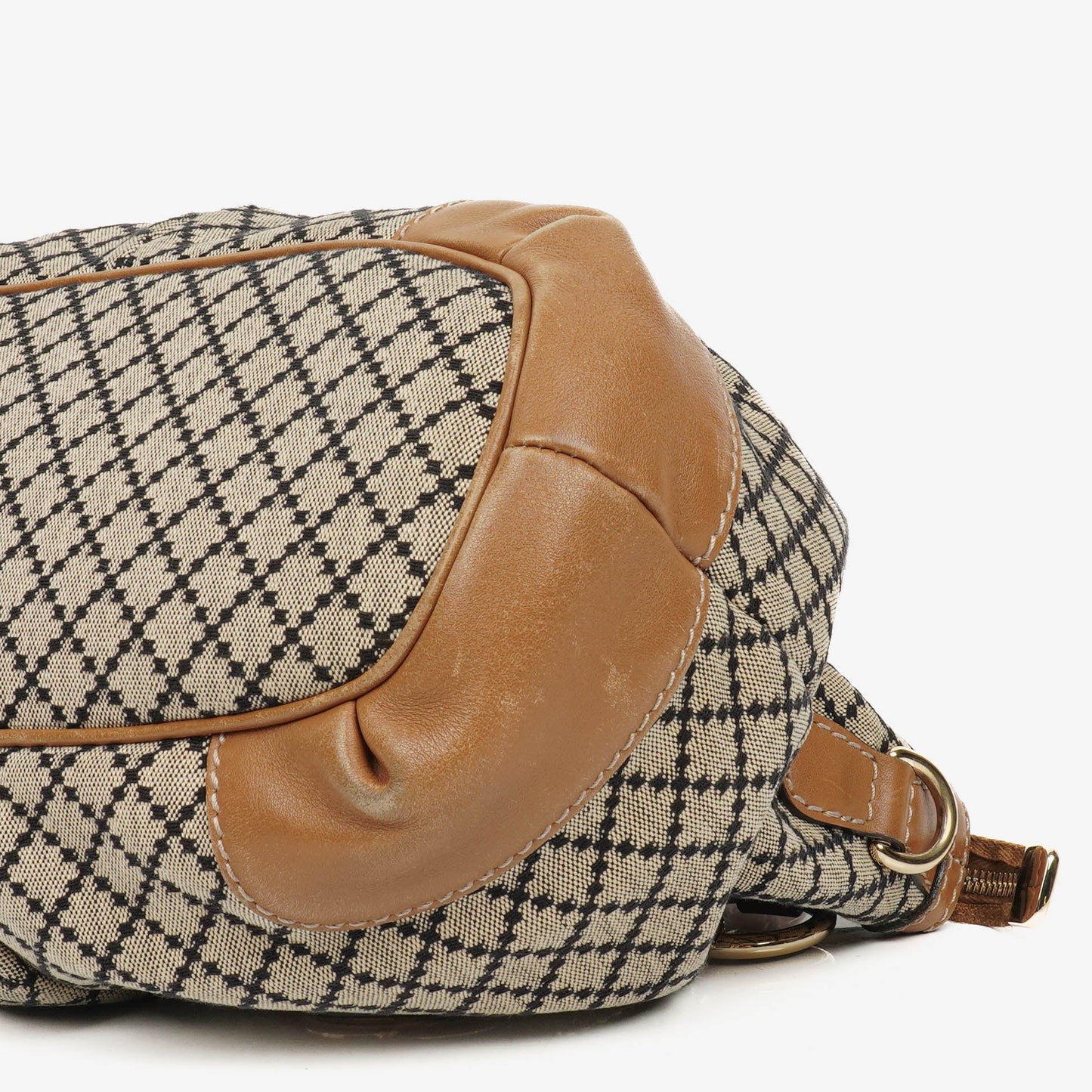 Gucci Diamante Canvas Sukey Shoulder Hobo Bag
