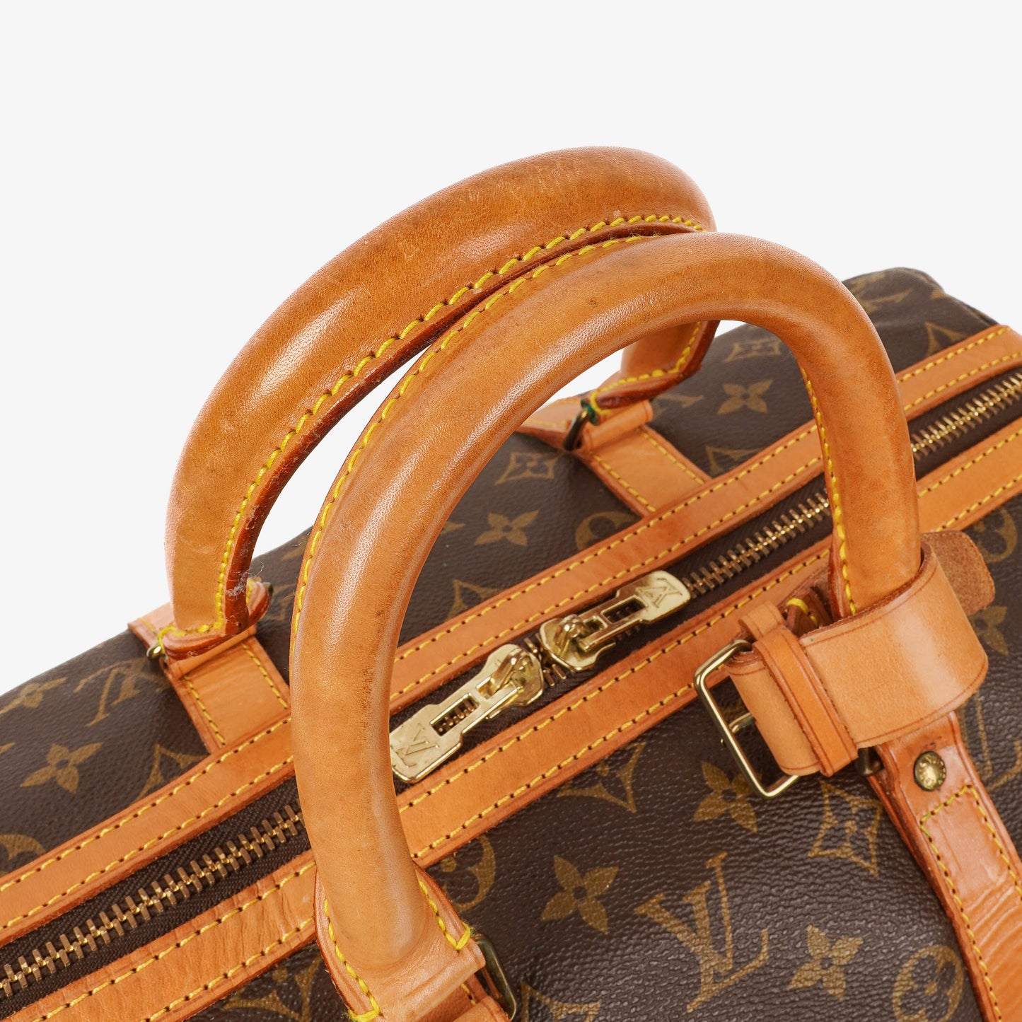 Louis Vuitton Sac Sport Monogram Canvas Boston Travel Bag