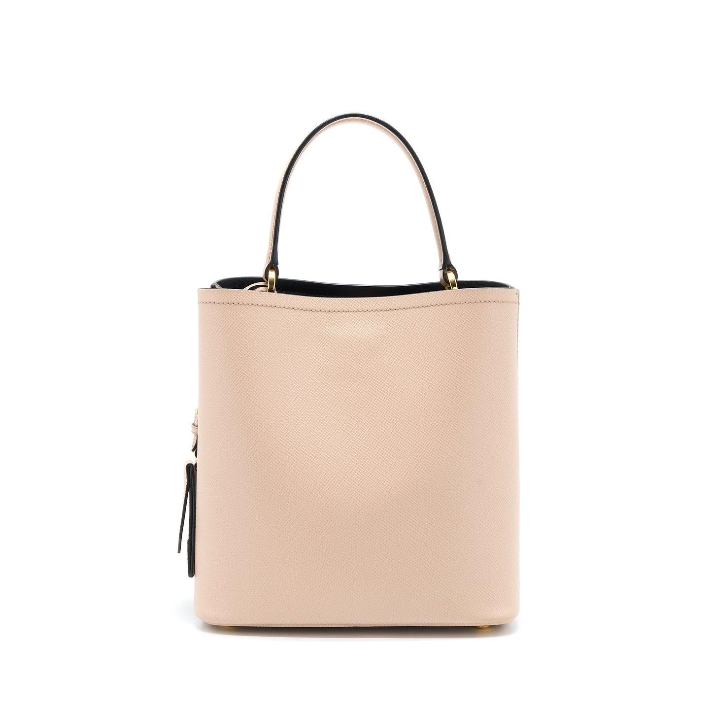 Prada Saffiano Panier Purse Cipria/ Nero