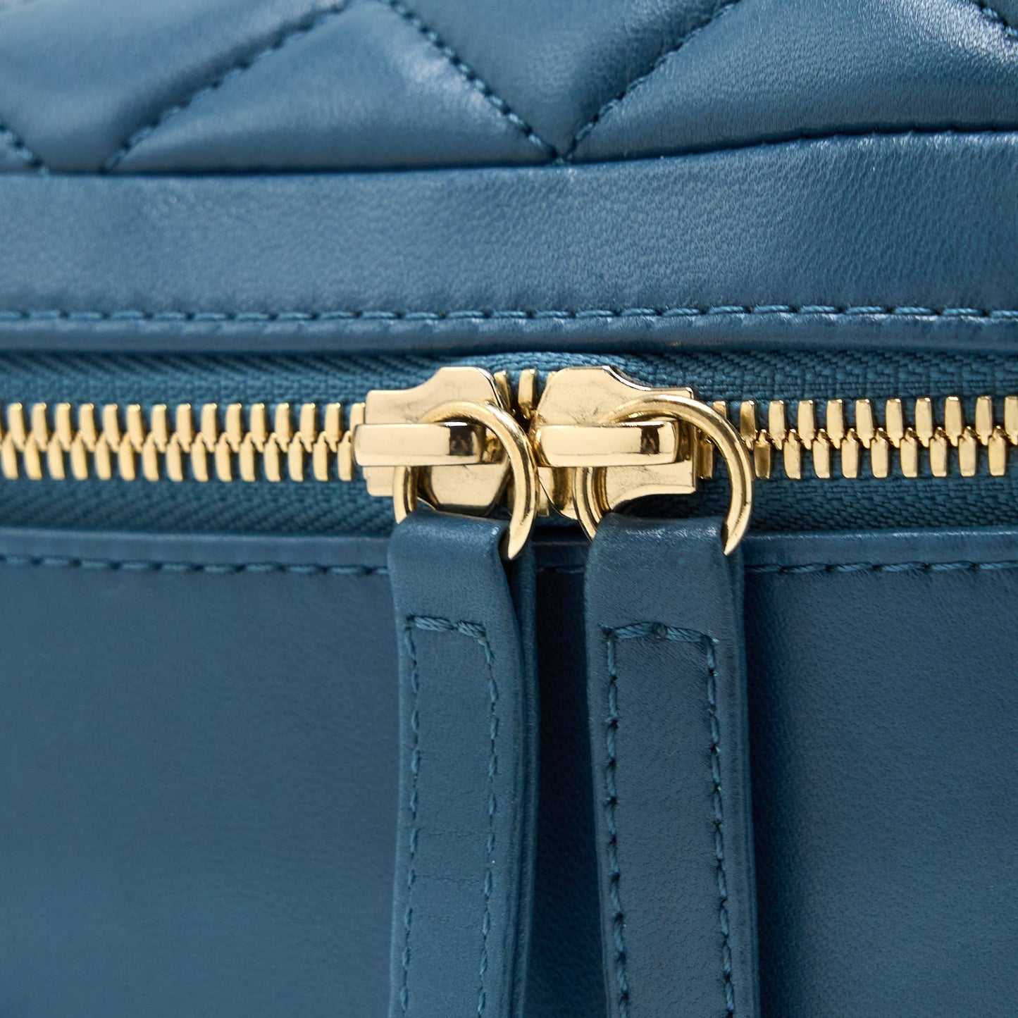 Chanel Quilted Large Trendy CC Bowling Bag Lambskin Blue L