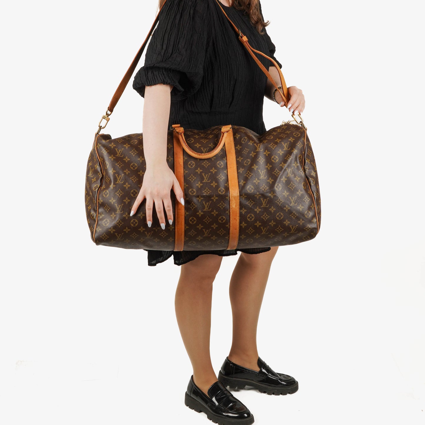 Louis Vuitton Keepall 60 Monogram Canvas Travel Bag