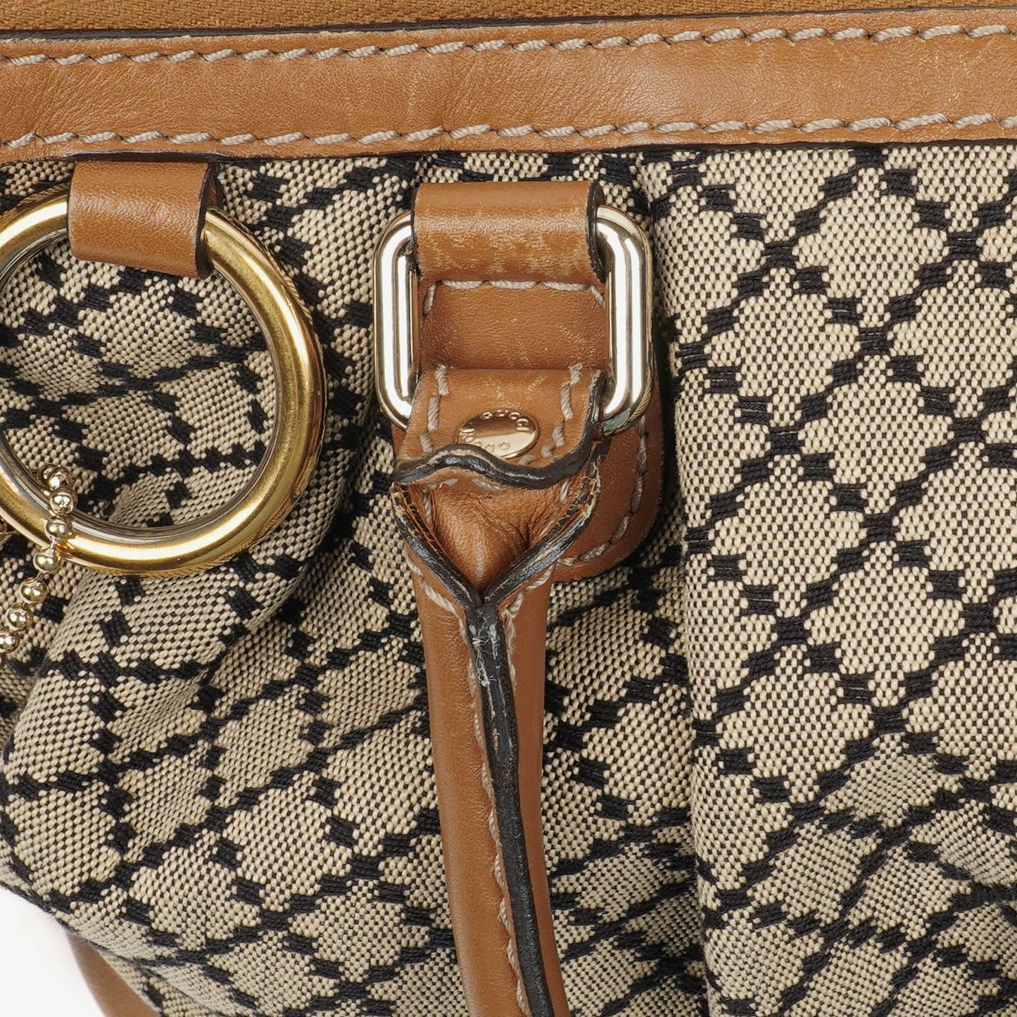 Gucci Diamante Canvas Sukey Shoulder Hobo Bag