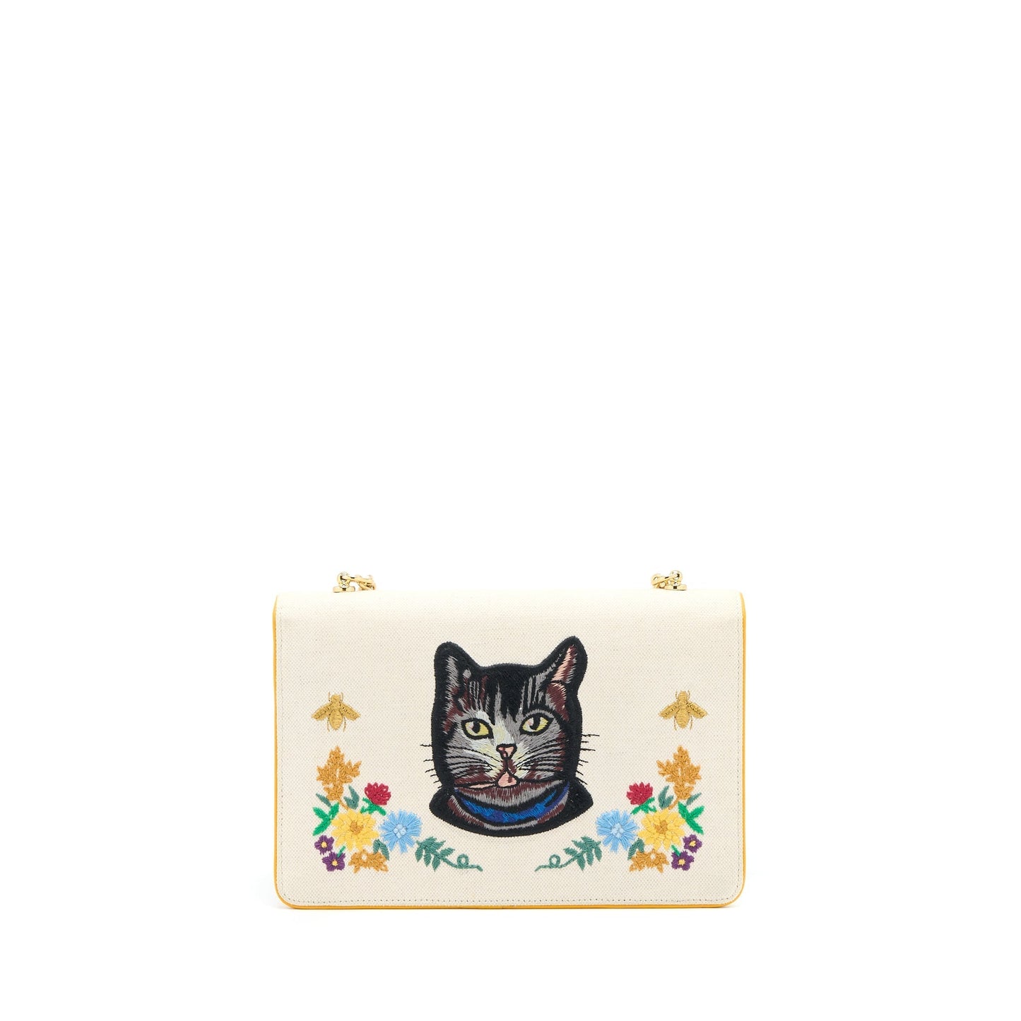 Gucci Crossbody Multicolour Print Fabric White