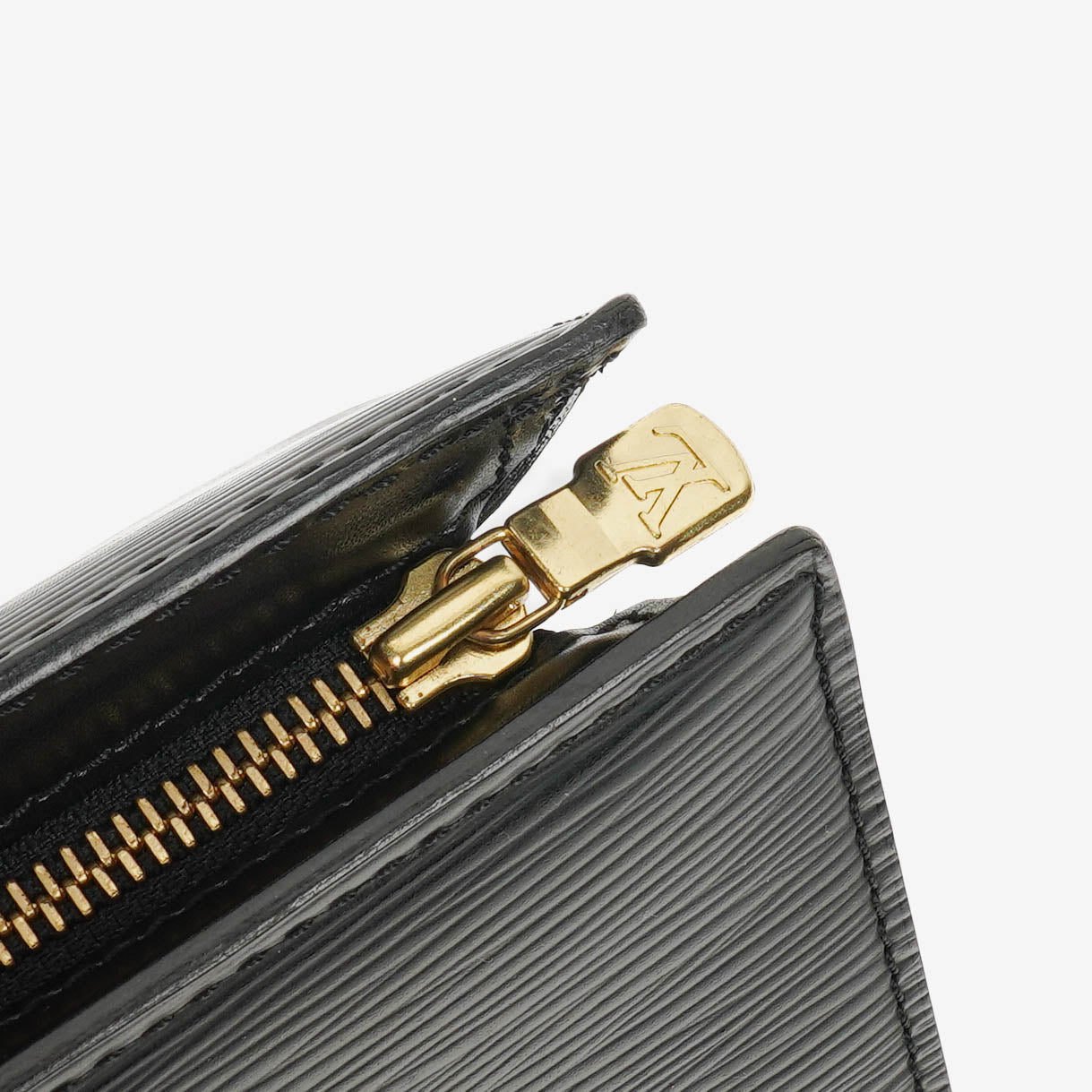 Louis Vuitton Black EPI Leather Sac Triangle Bag