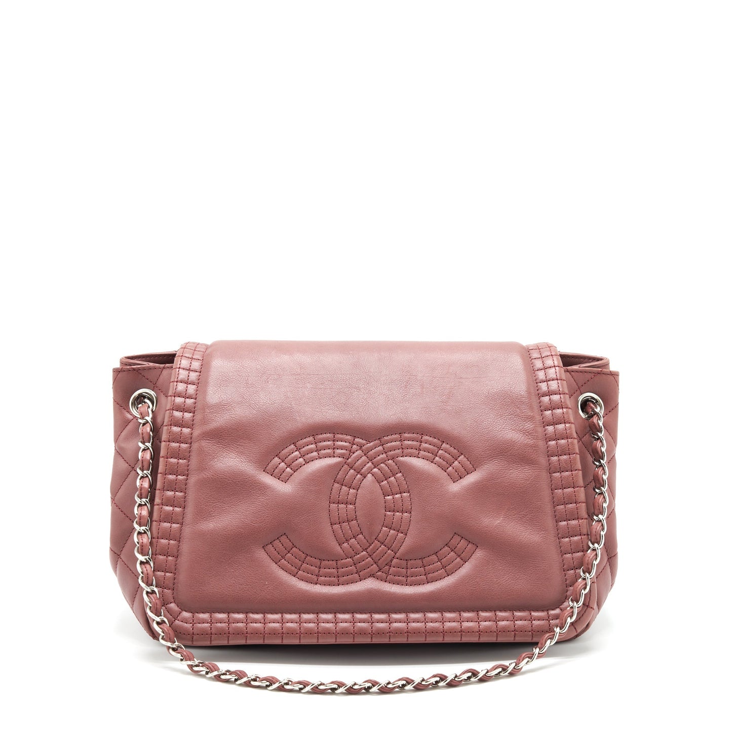 Chanel Flap Tote Bag Brown