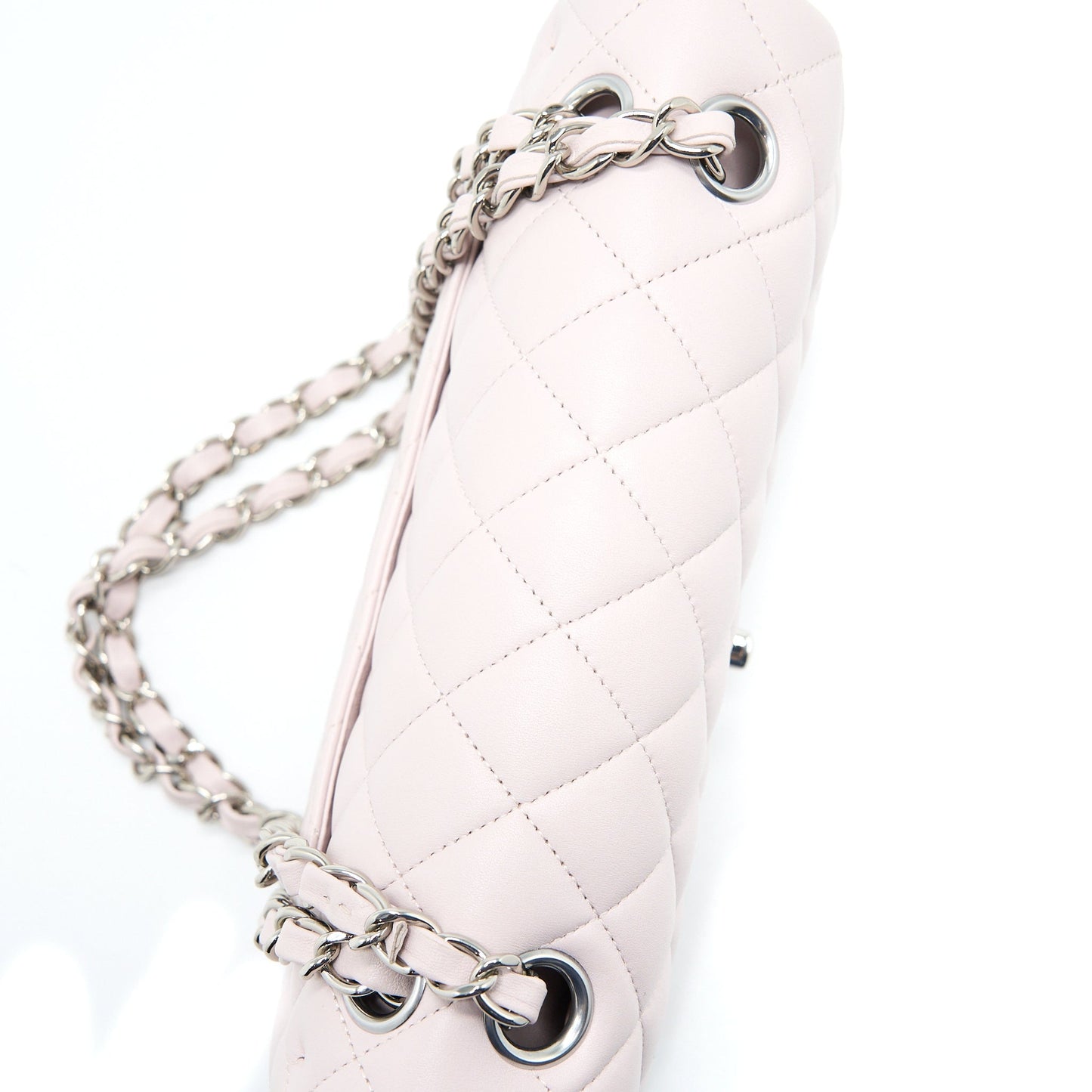 Chanel Small Classic Double Flap Lambskin Light Purple  (Microchip)