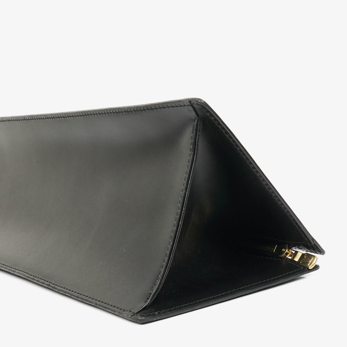 Louis Vuitton Black EPI Leather Sac Triangle Bag
