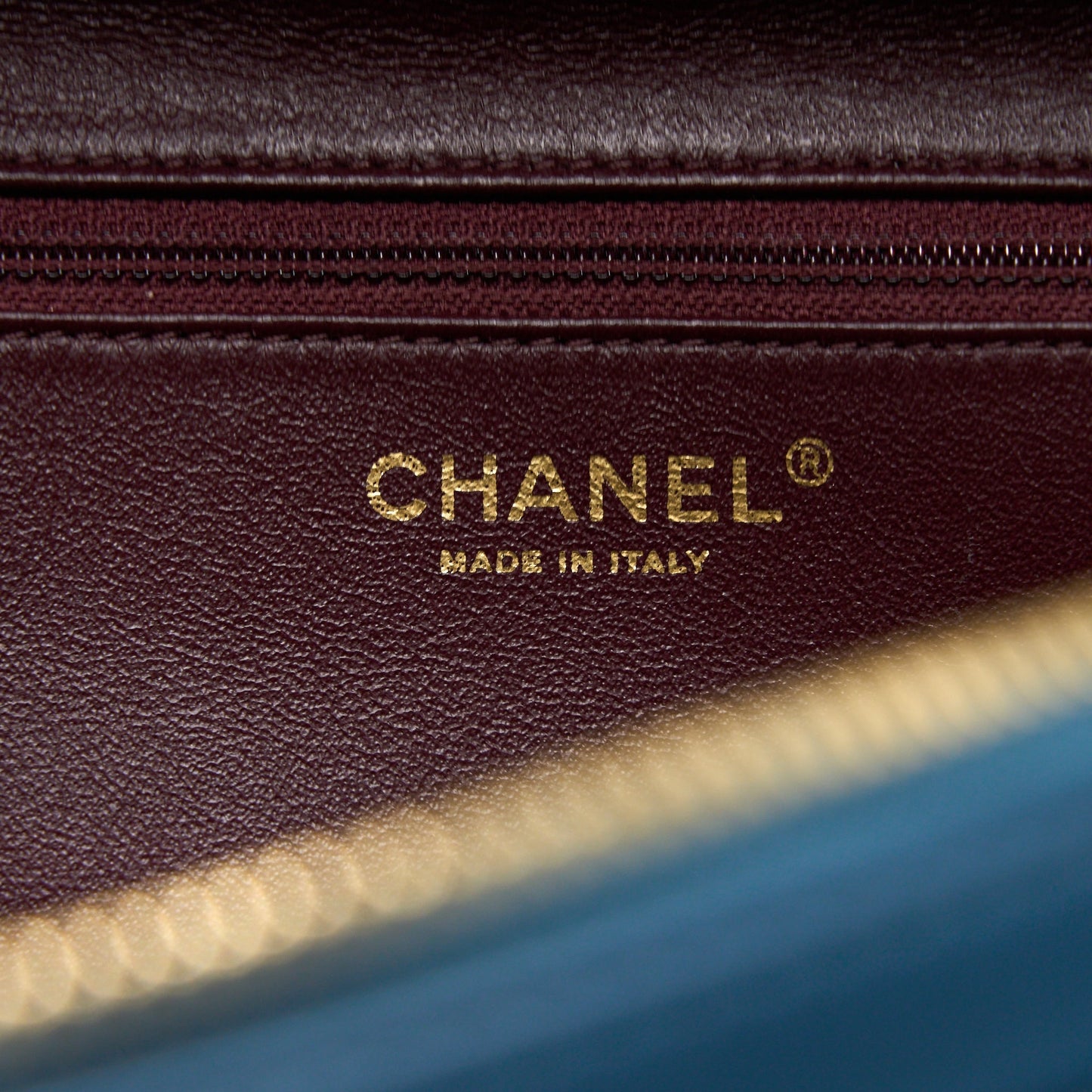 Chanel Quilted Large Trendy CC Bowling Bag Lambskin Blue L