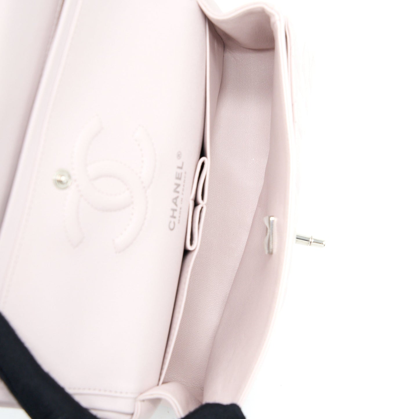Chanel Small Classic Double Flap Lambskin Light Purple  (Microchip)