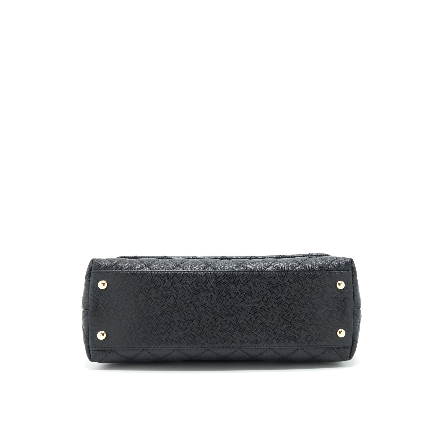 Chanel Medium Coco Handle 28cm Caviar Black L